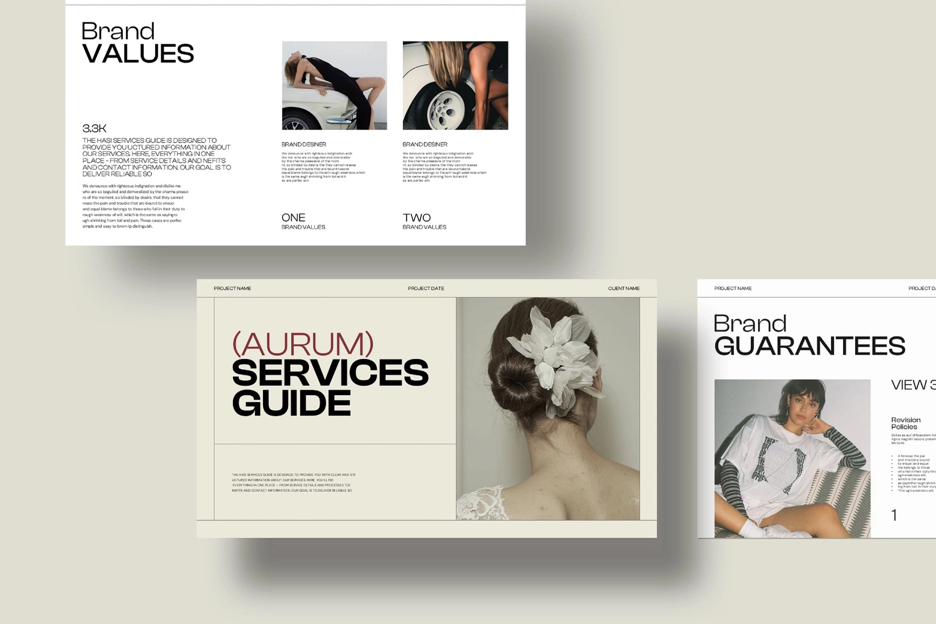 Services Guide Presentation Template