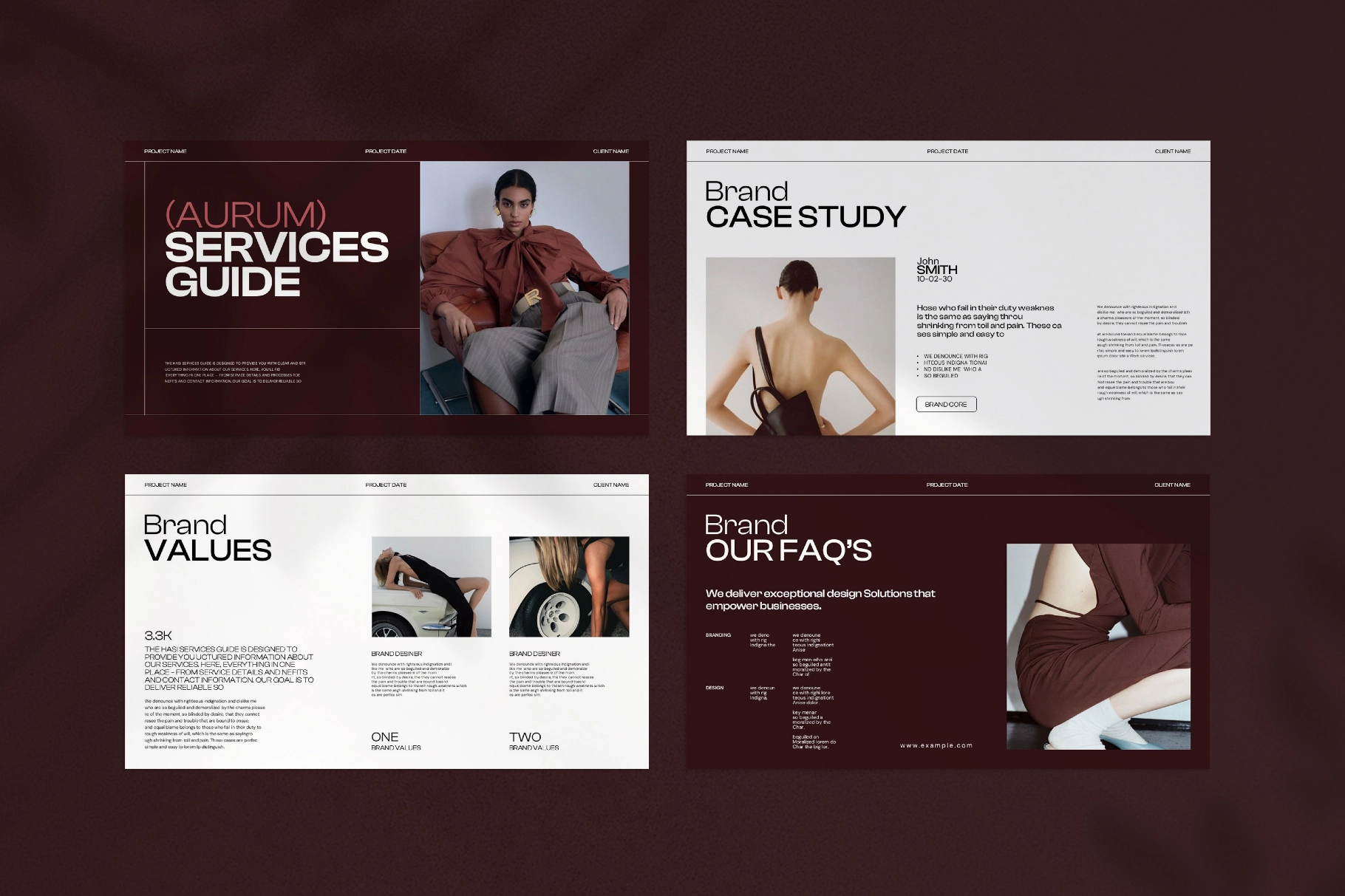 Services Guide Presentation Template