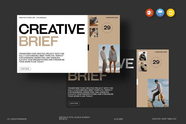 Creative Brief Presentation Template