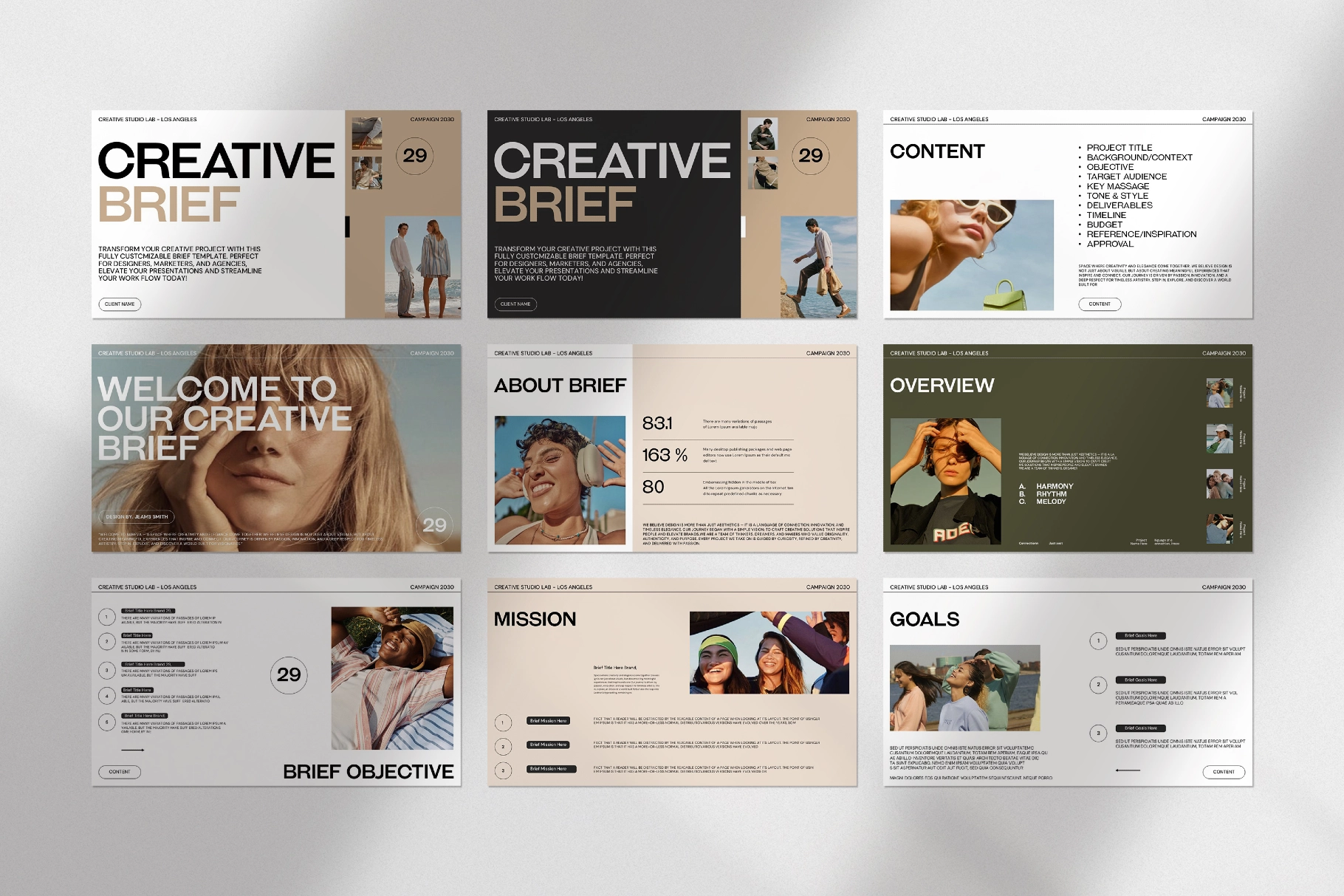 Creative Brief Presentation Template