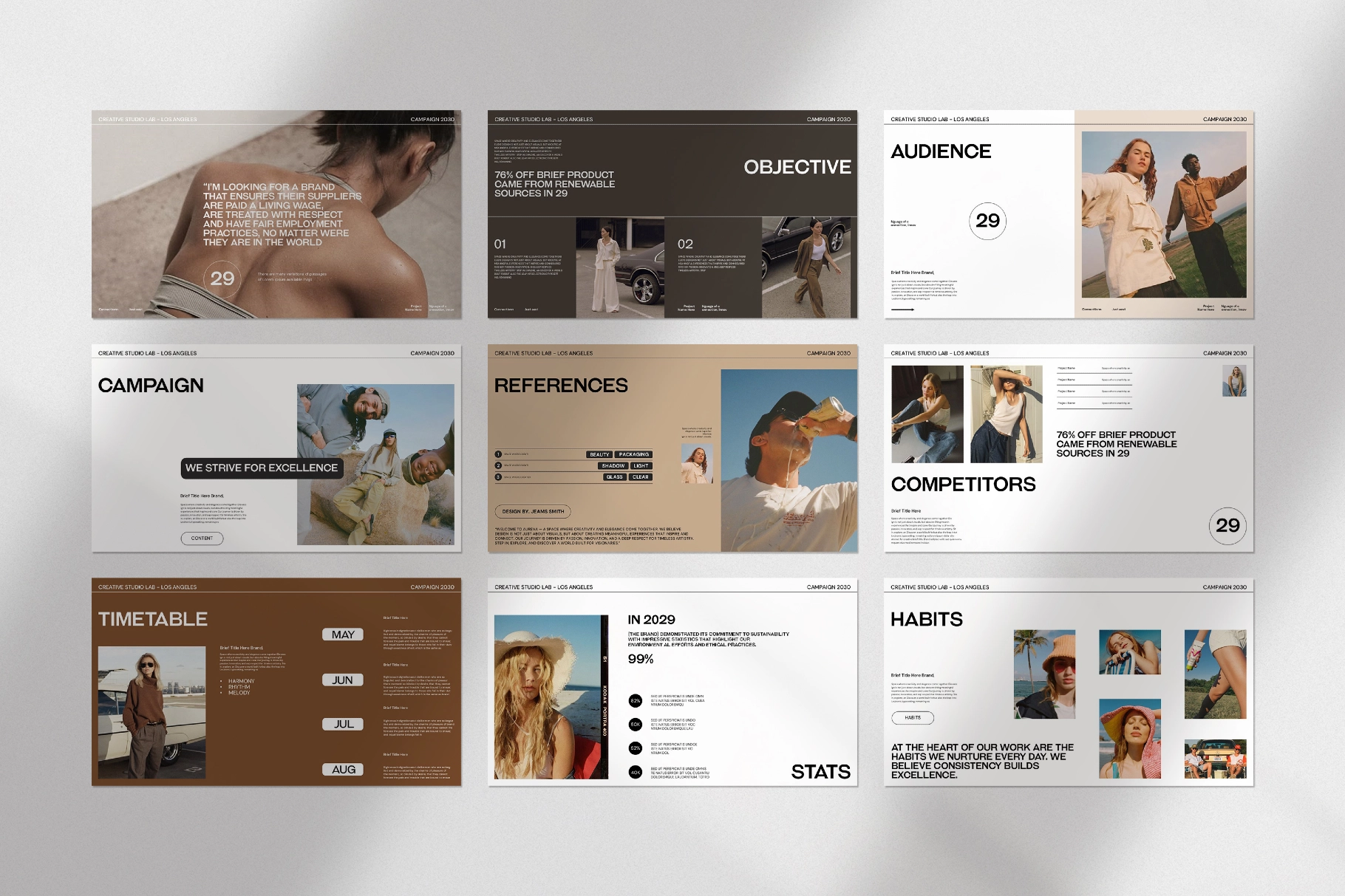 Creative Brief Presentation Template