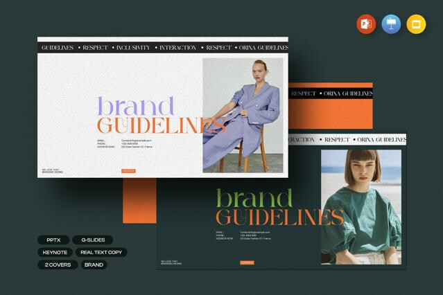 Orixa Brand Guidelines Presentation Template