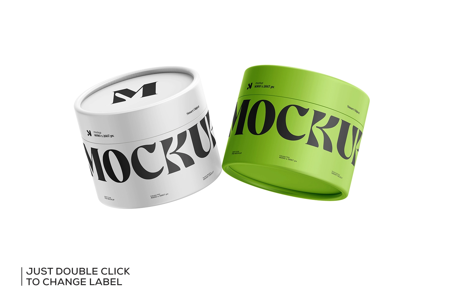 Paper Tube Packaging Mockup