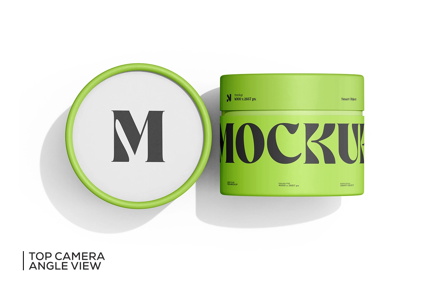 Paper Tube Packaging Mockup