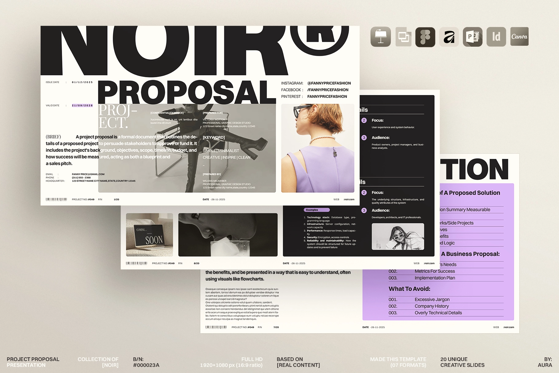 Project Proposal Presentation Template