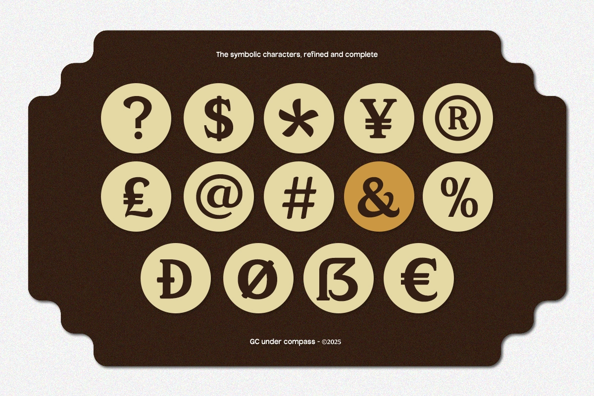 GC Under Compas – Timeless Serif