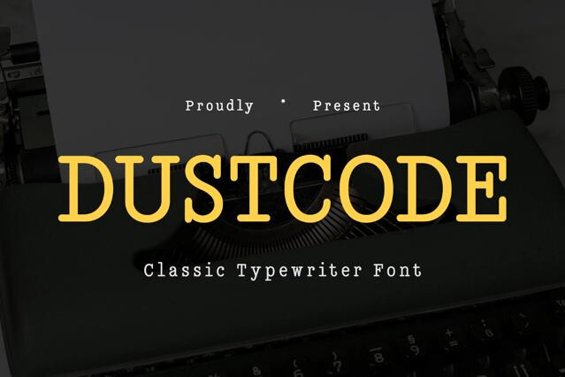 Dustcode - Classic Typewriter Font
