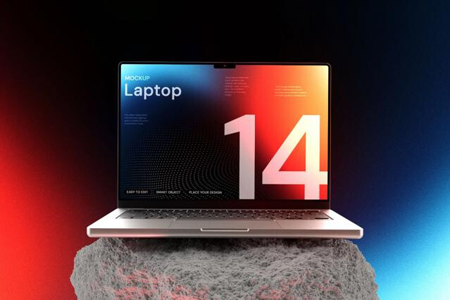 MacBook 14 Inch Mockup