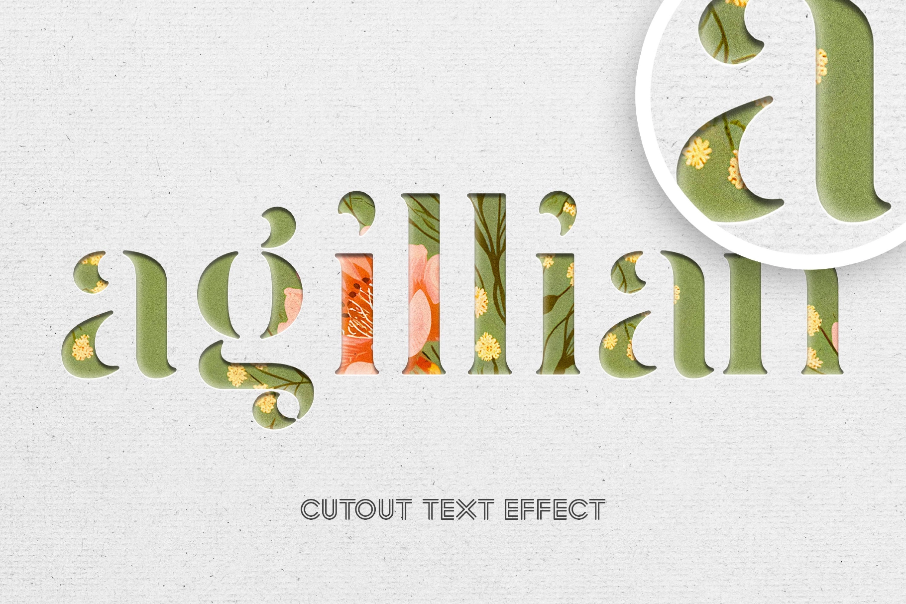 Cutout Text Effect