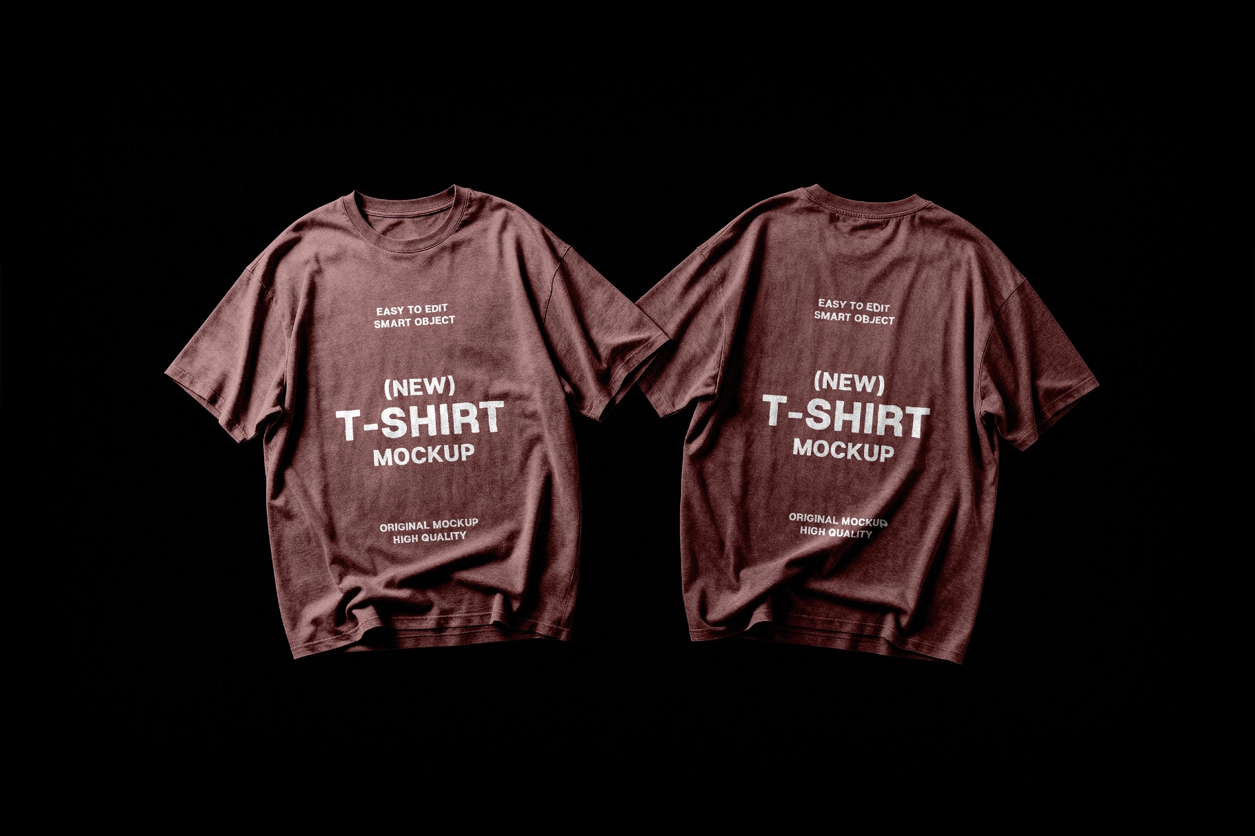 Front & Back T-Shirt Mockup
