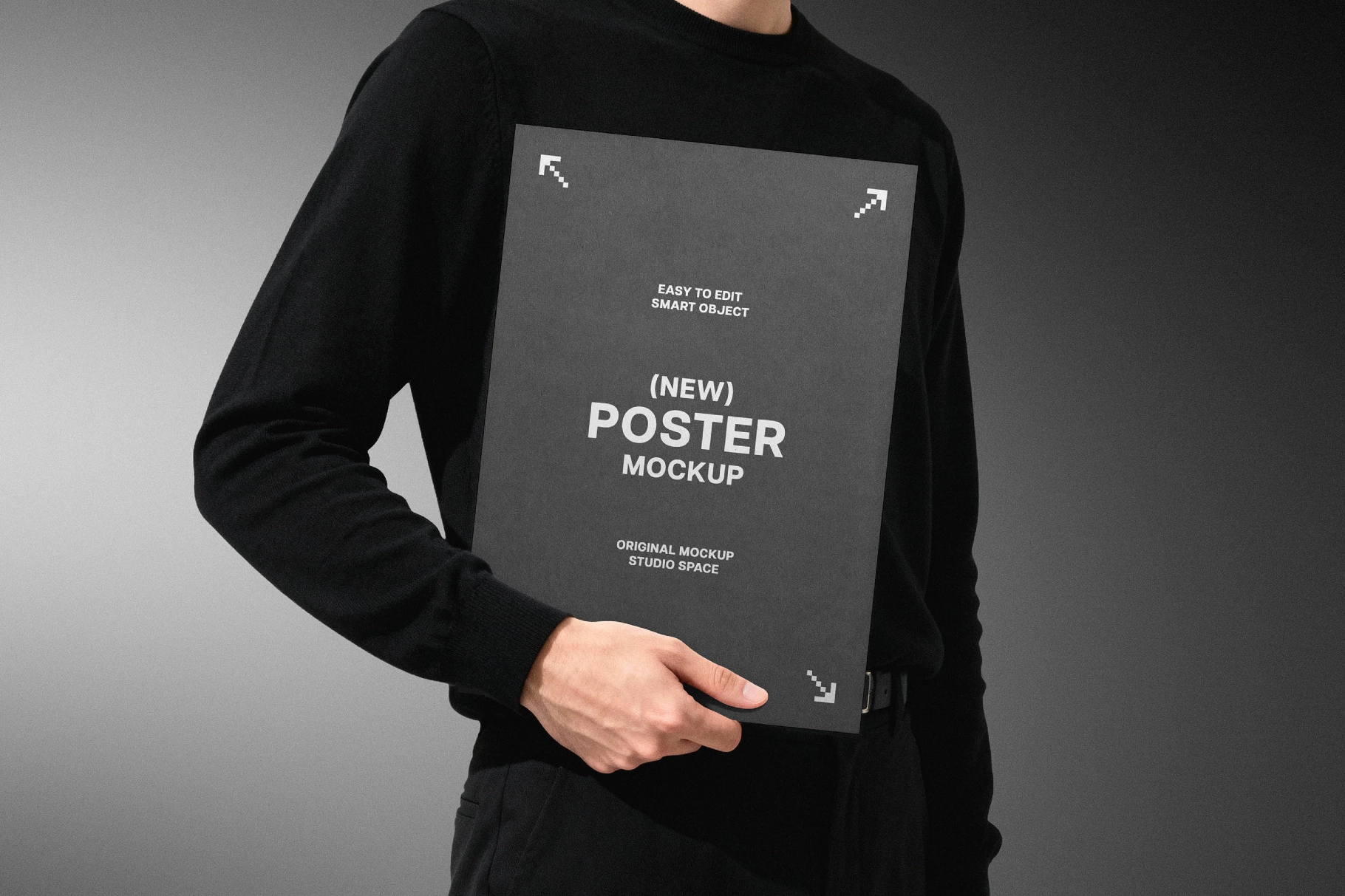 Handheld Poster Mockup