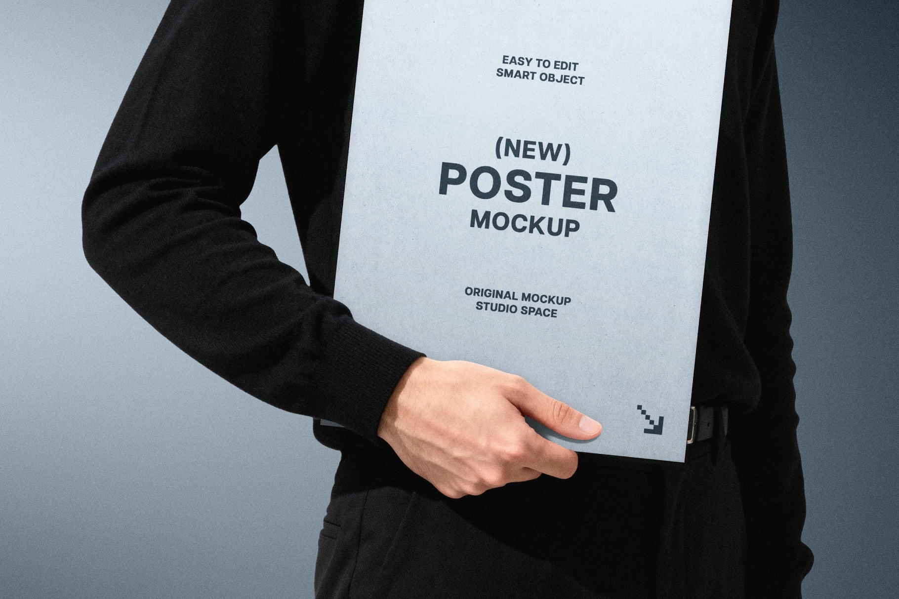 Handheld Poster Mockup