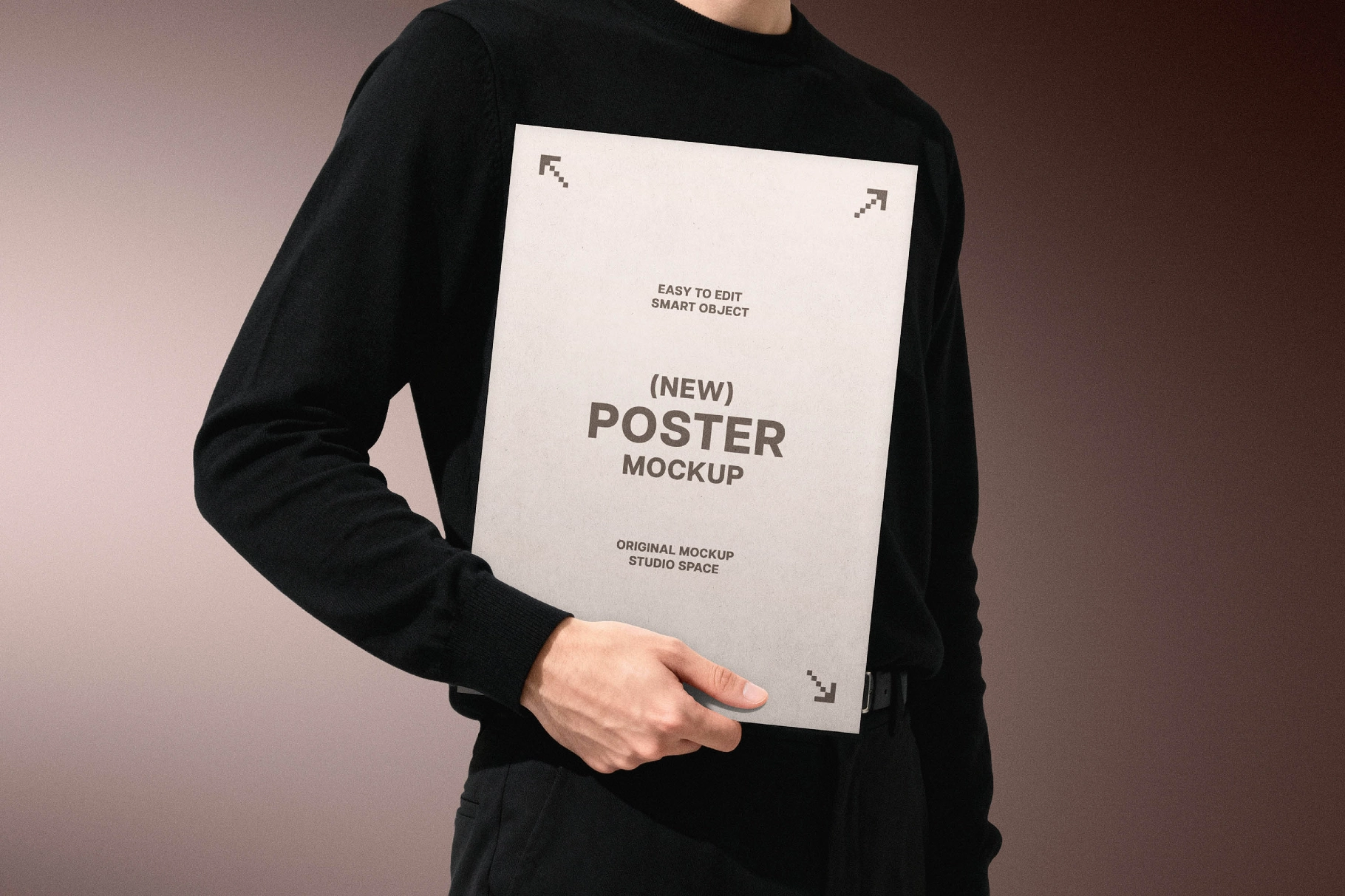 Handheld Poster Mockup