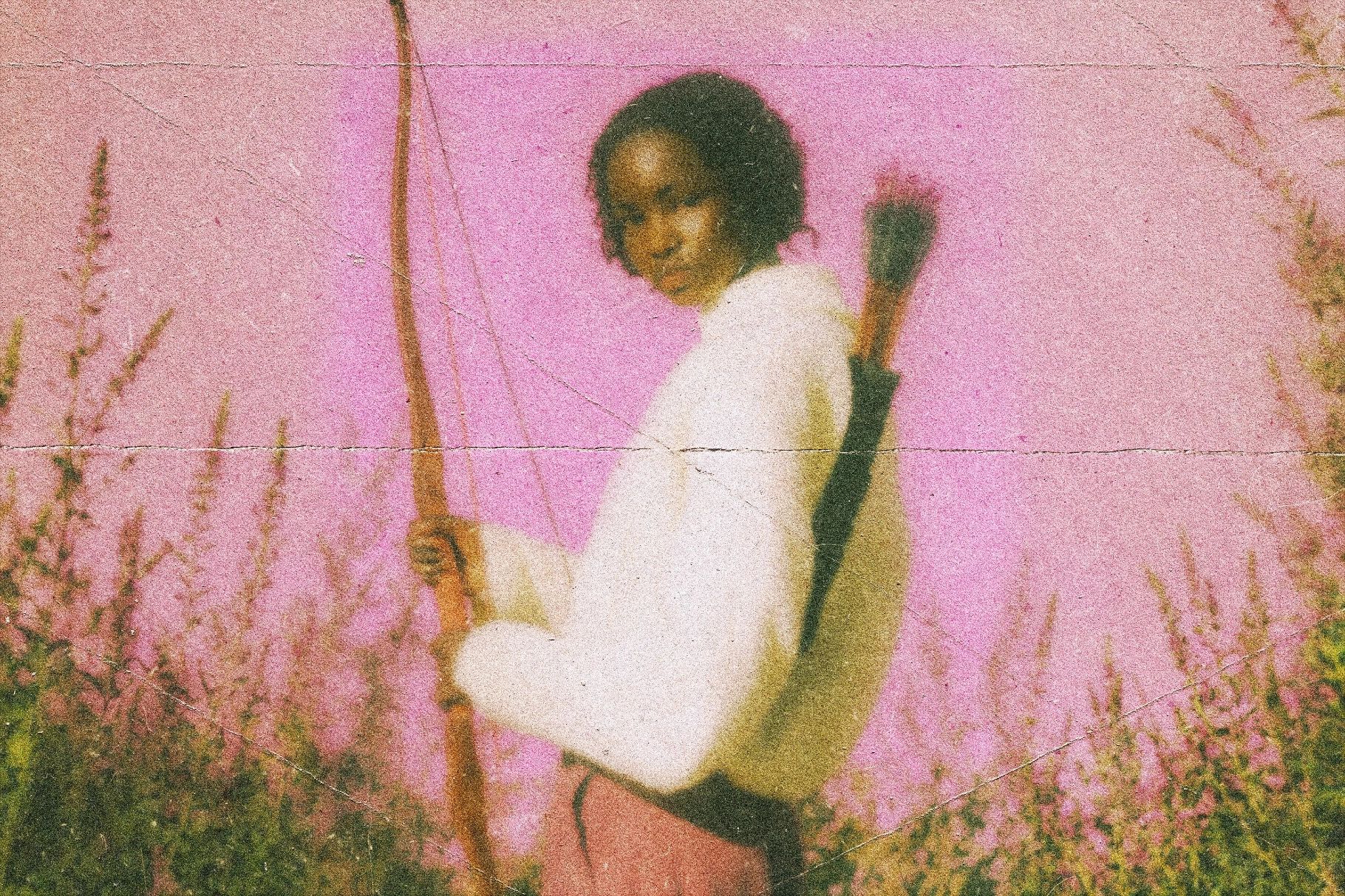 Blurred Folded Paper Photo Effect