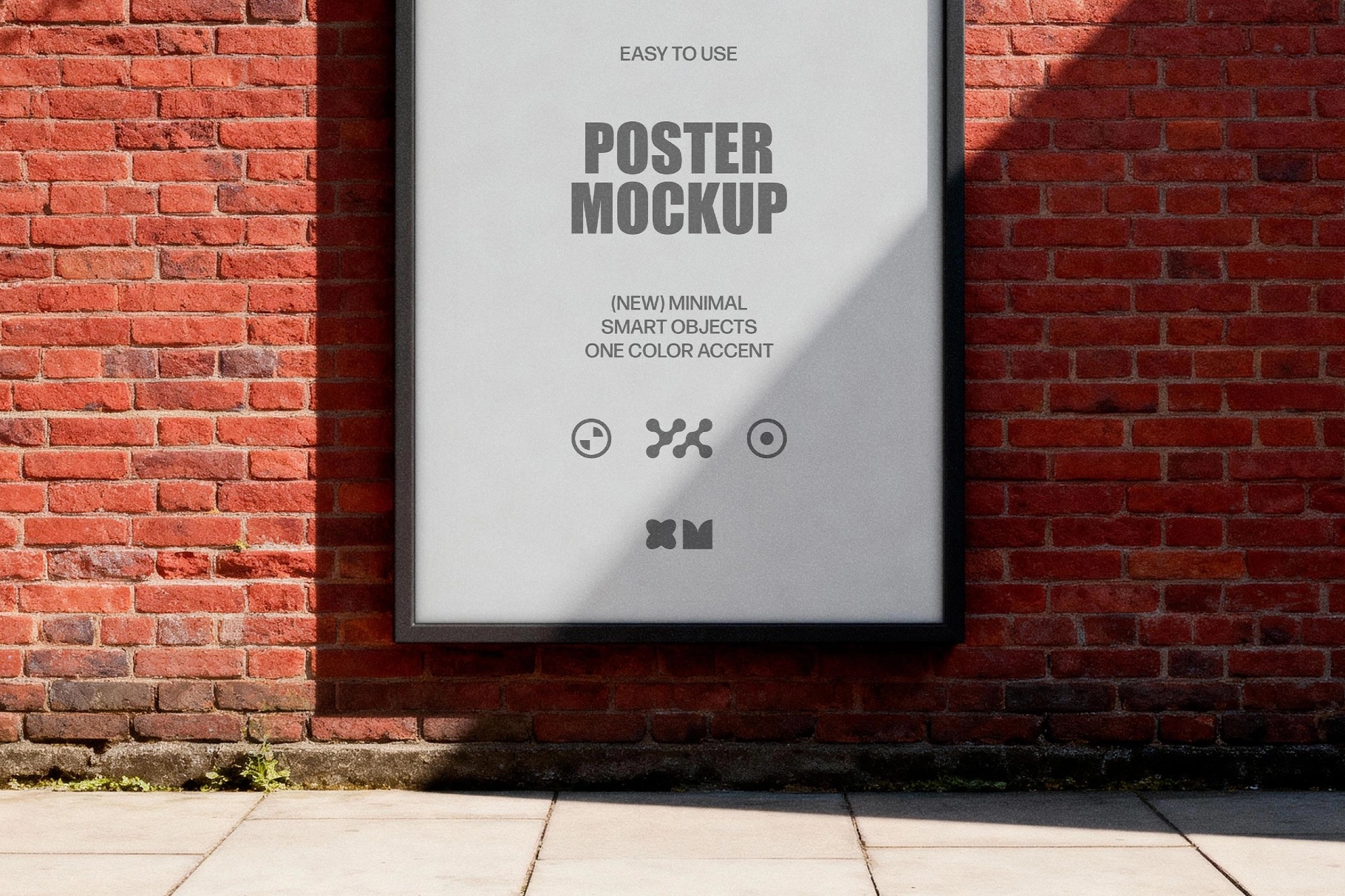 Daylight Street Poster Frame Mockup
