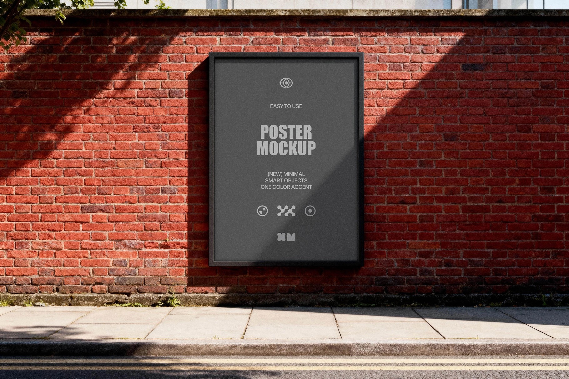 Daylight Street Poster Frame Mockup