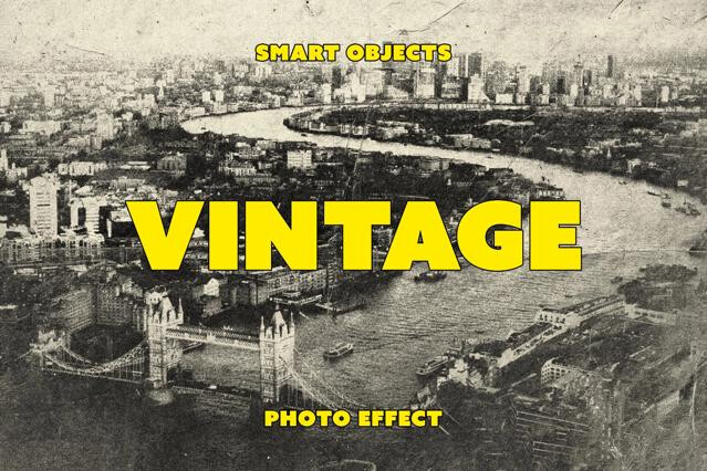 Vintage Grunge Photo Effect