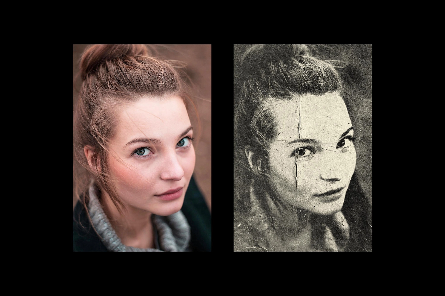 Vintage Grunge Photo Effect