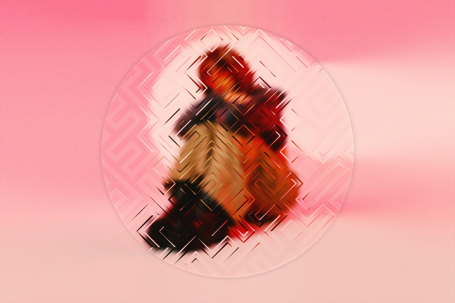 Patterned Glass Photo Effect