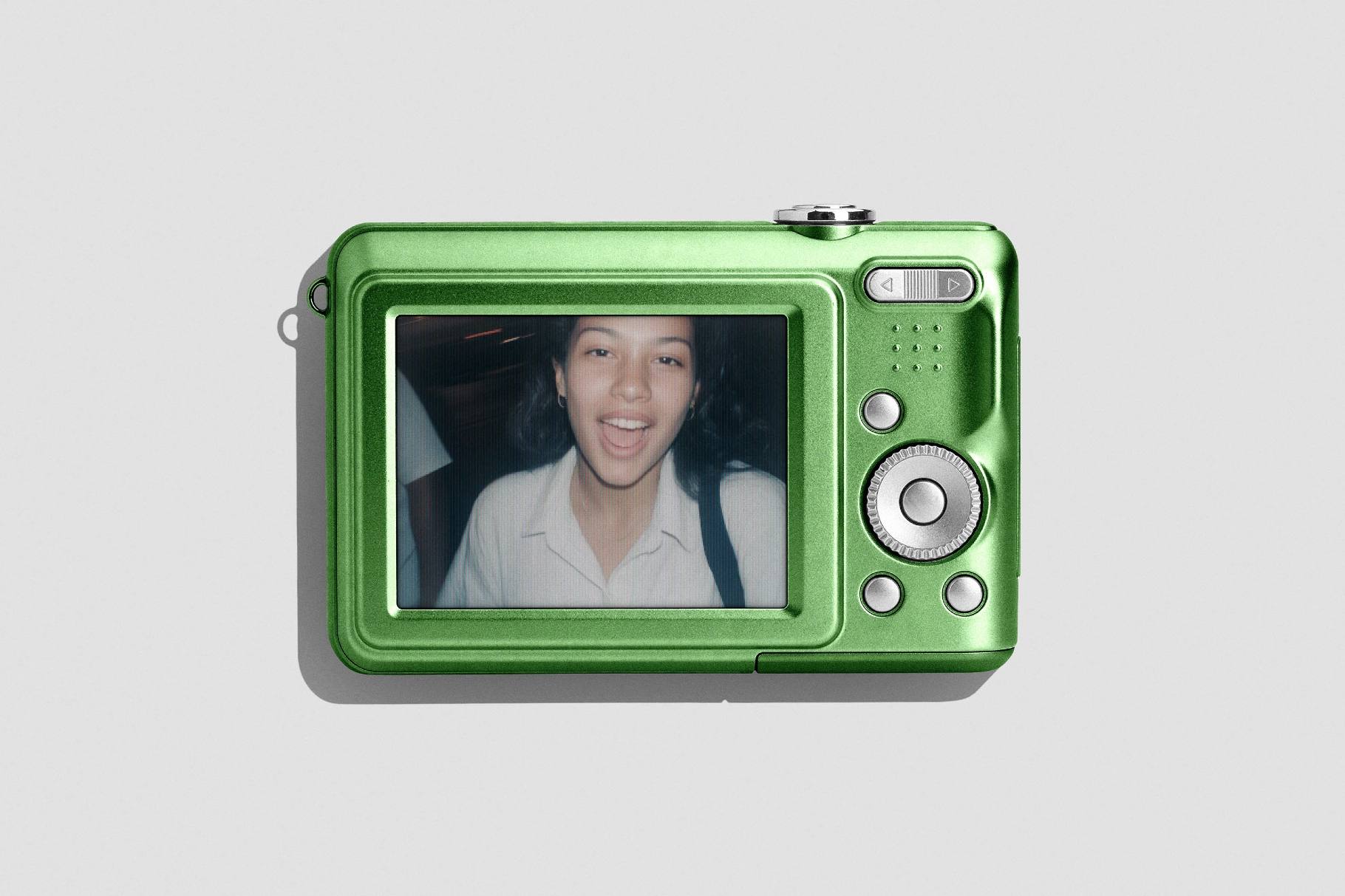 Colorful Pocket Camera Mockup