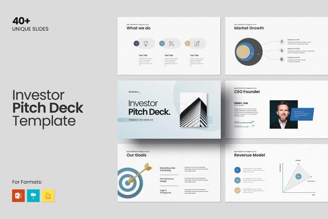 Investor Pitch Deck Presentation Template