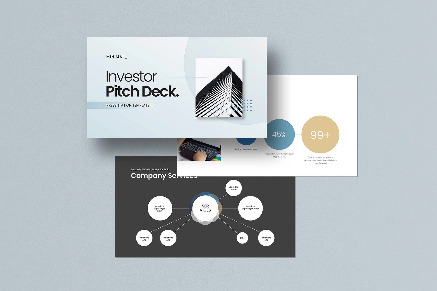 Investor Pitch Deck Presentation Template