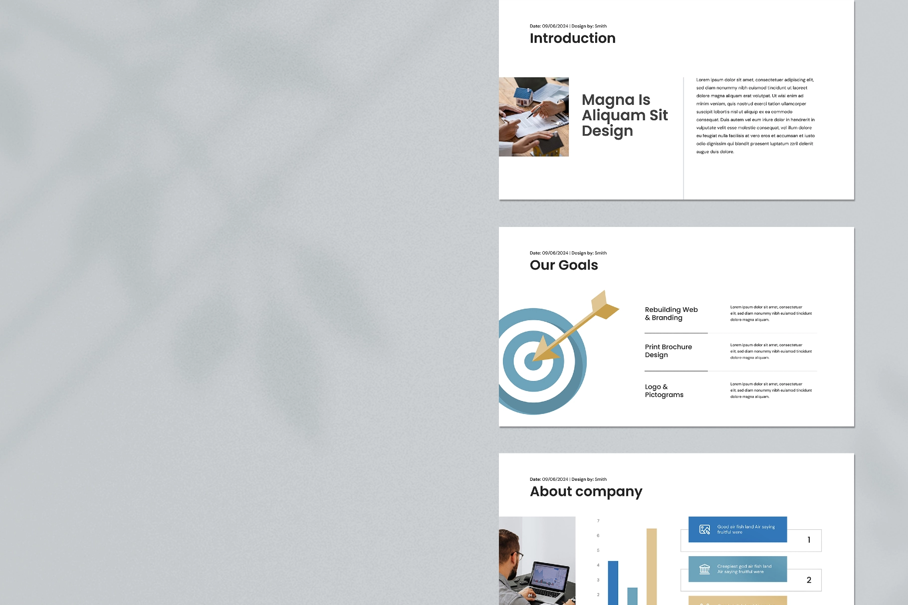 Investor Pitch Deck Presentation Template