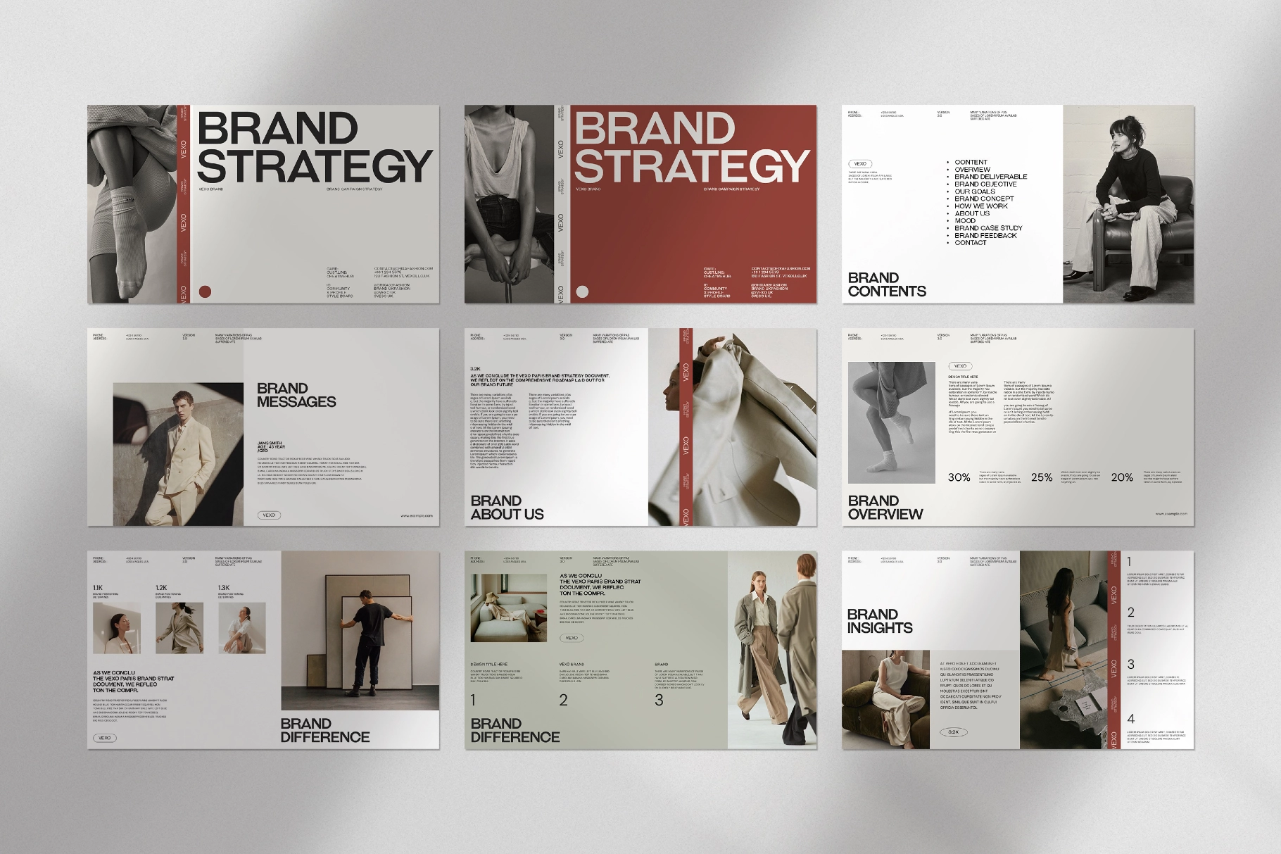 Vexo Brand Strategy Presentation Template