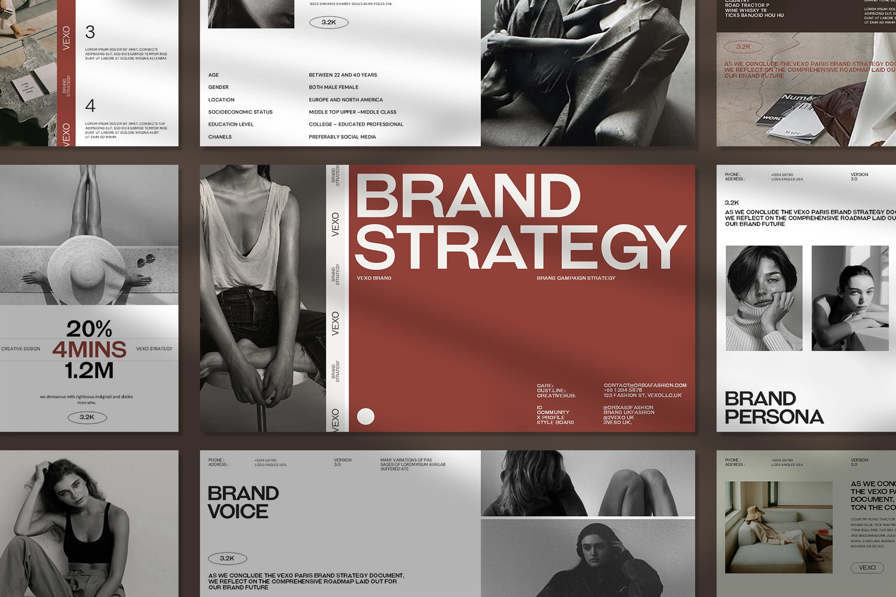 Vexo Brand Strategy Presentation Template