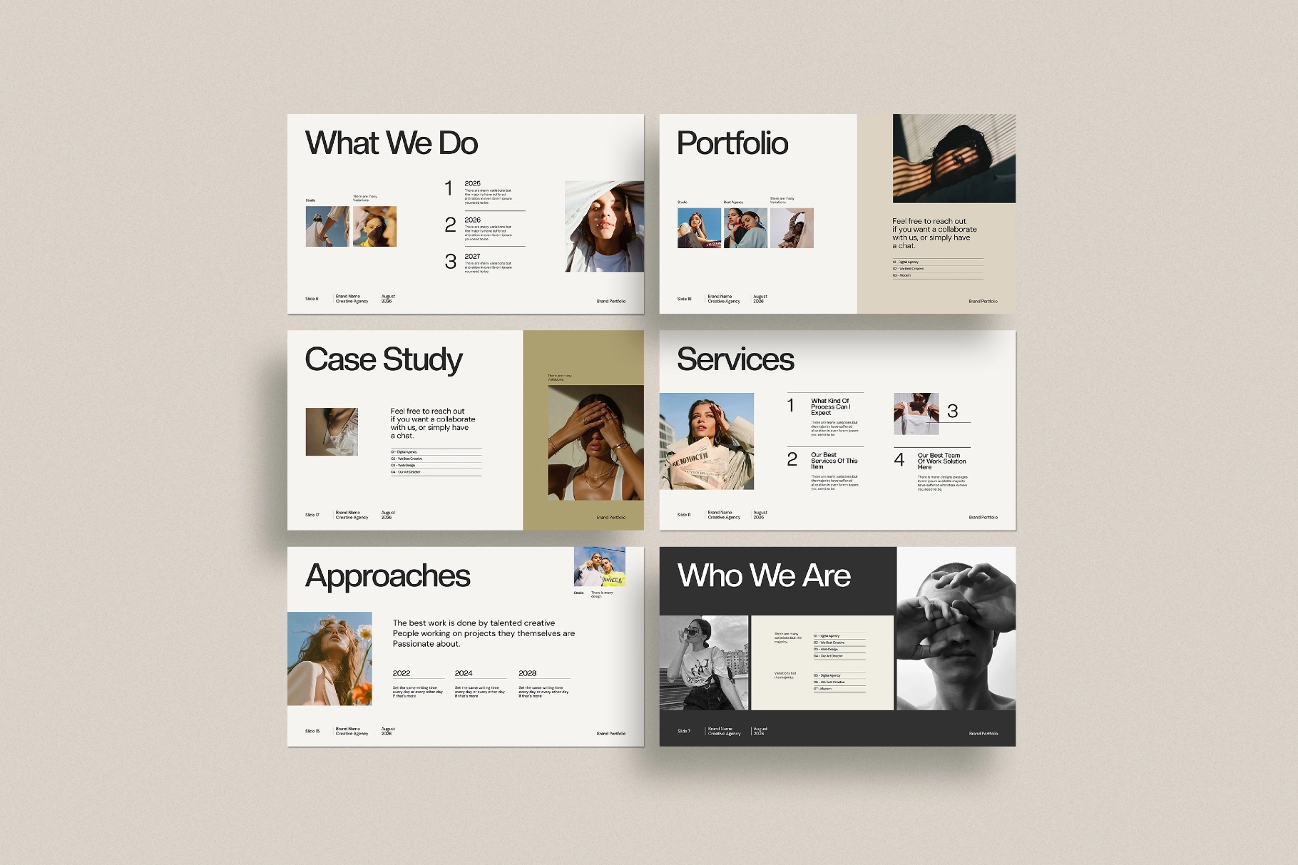 Brand Portfolio Template