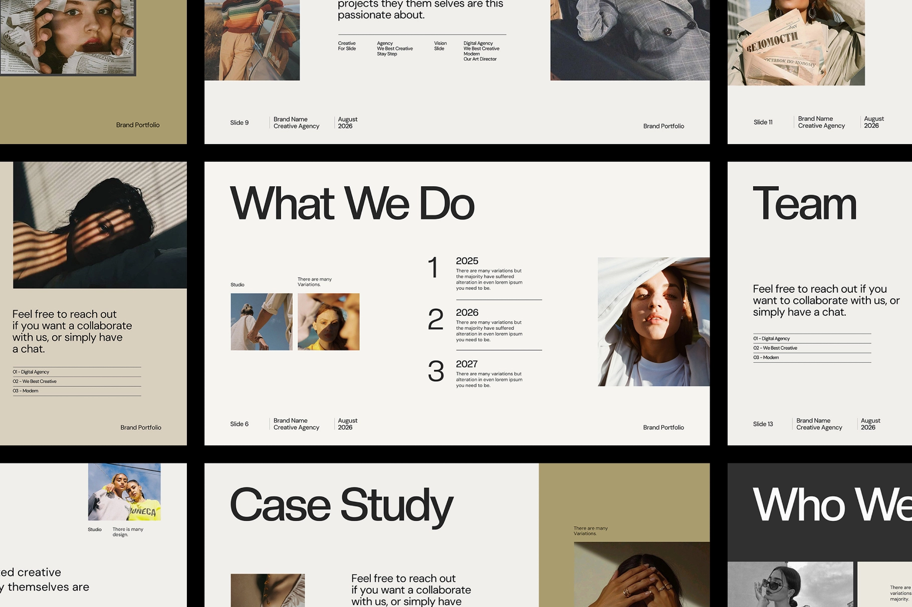 Brand Portfolio Template