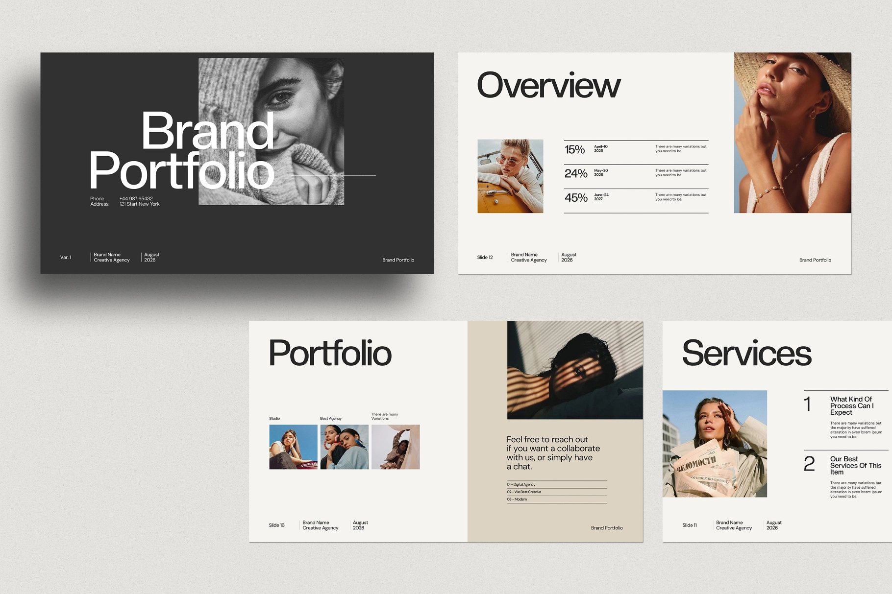 Brand Portfolio Template