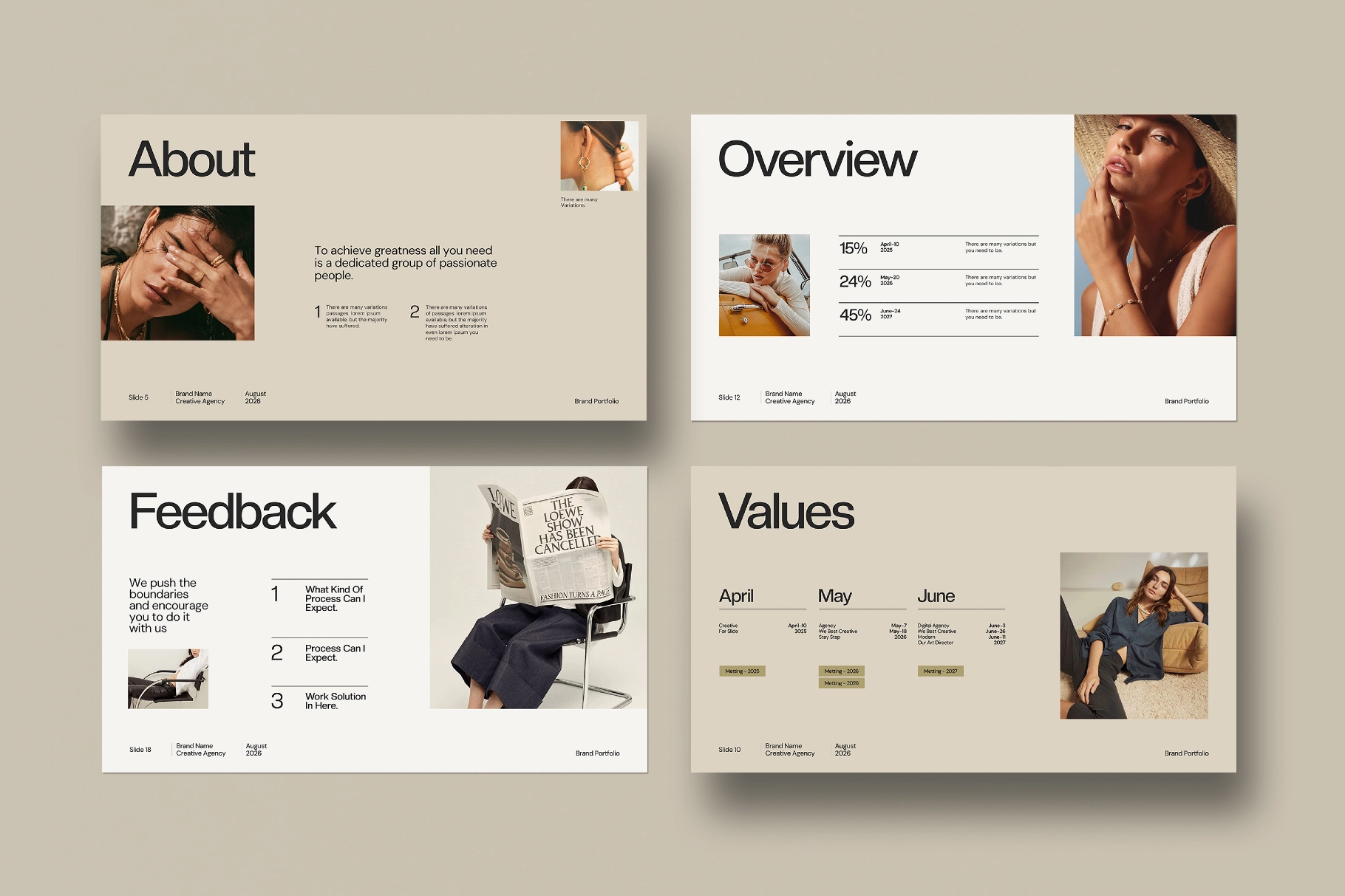 Brand Portfolio Template