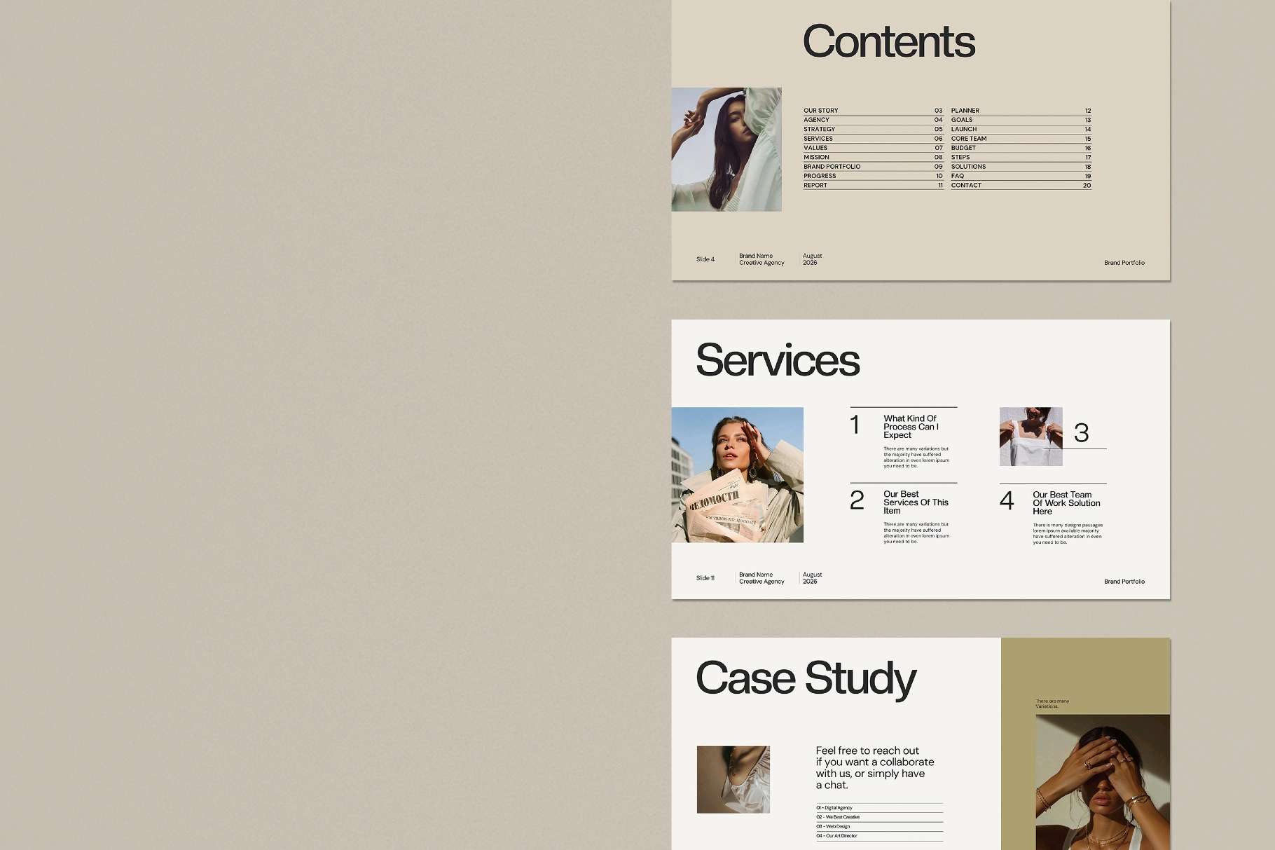 Brand Portfolio Template