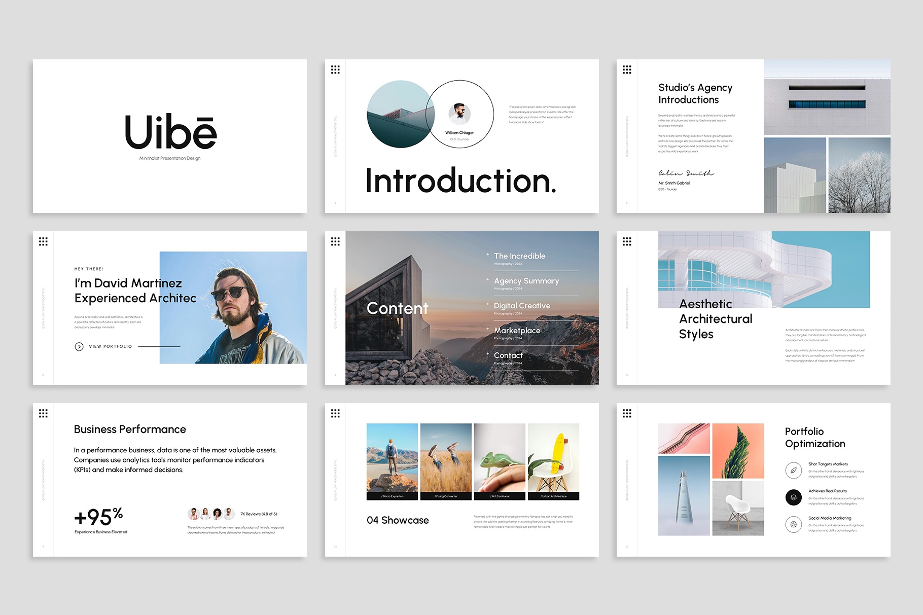 Uibe Presentation Template Design