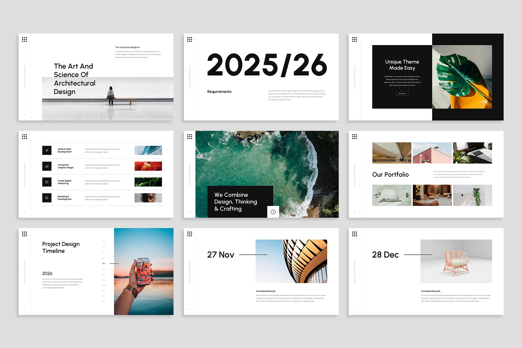 Uibe Presentation Template Design