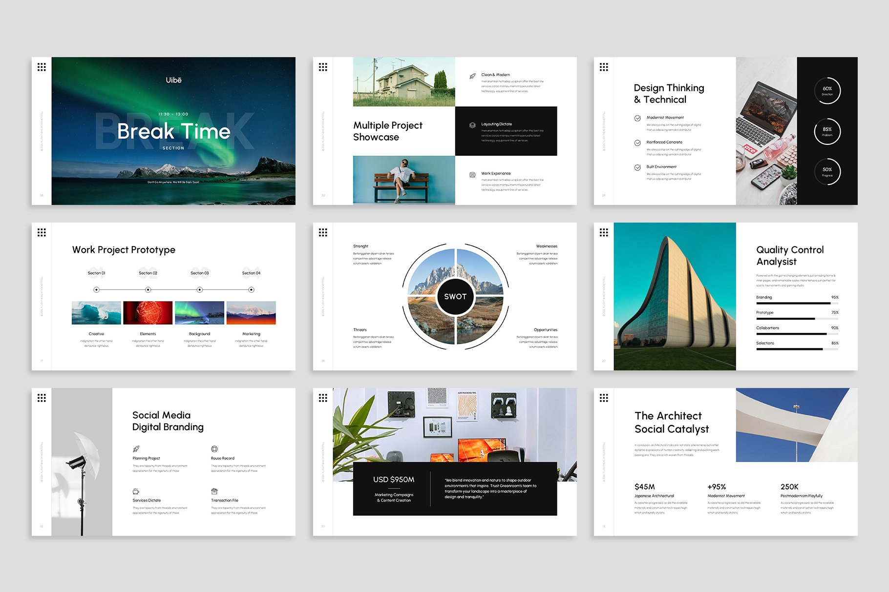 Uibe Presentation Template Design