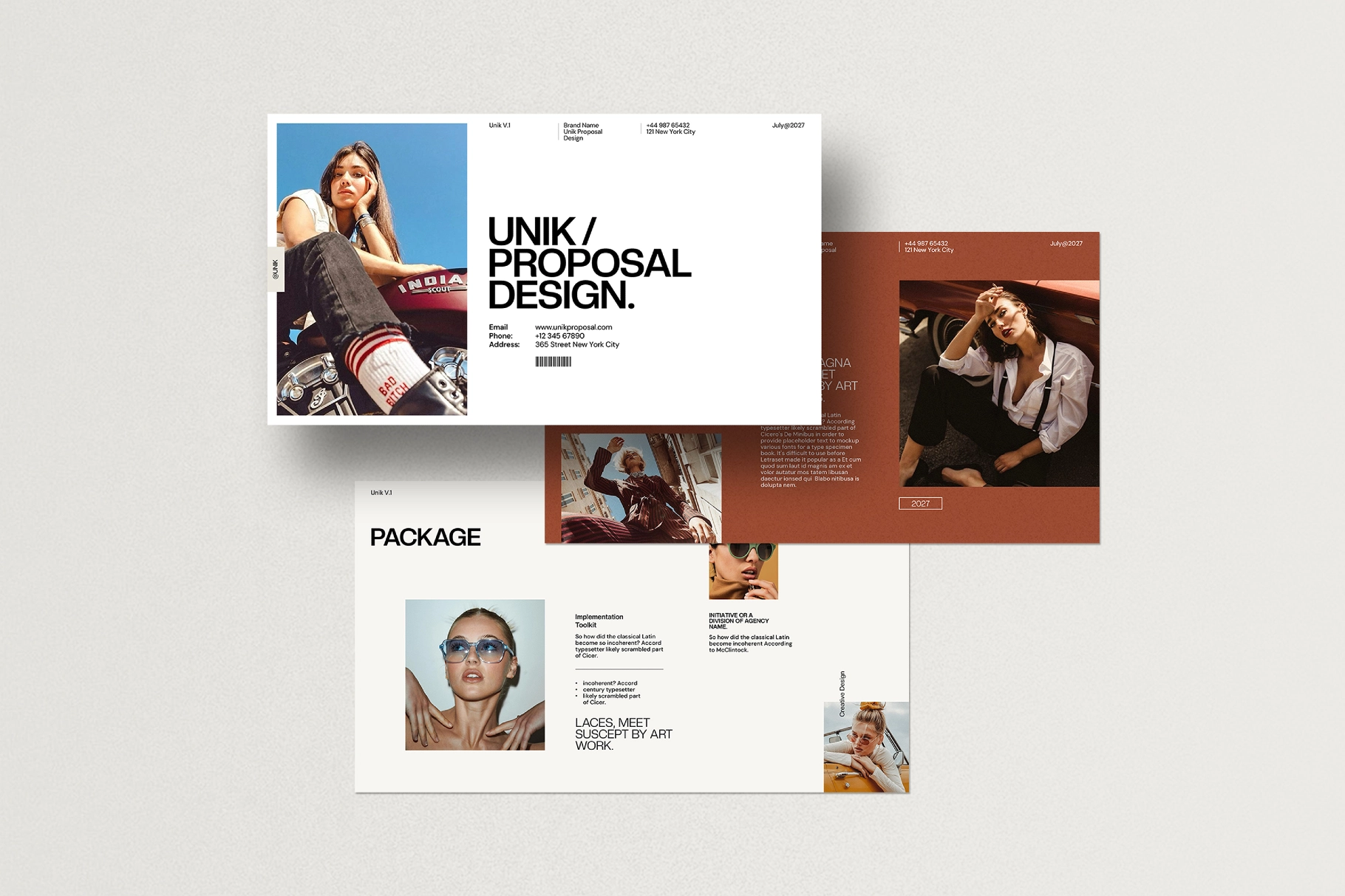 UNIK | Proposal Presentation Template