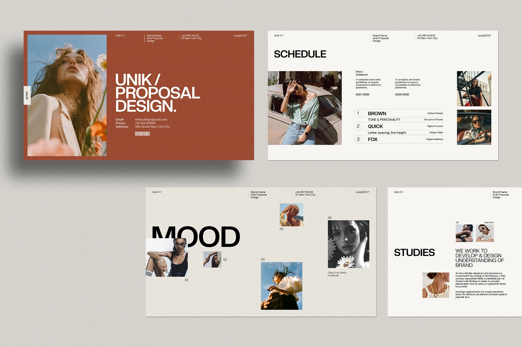 UNIK | Proposal Presentation Template