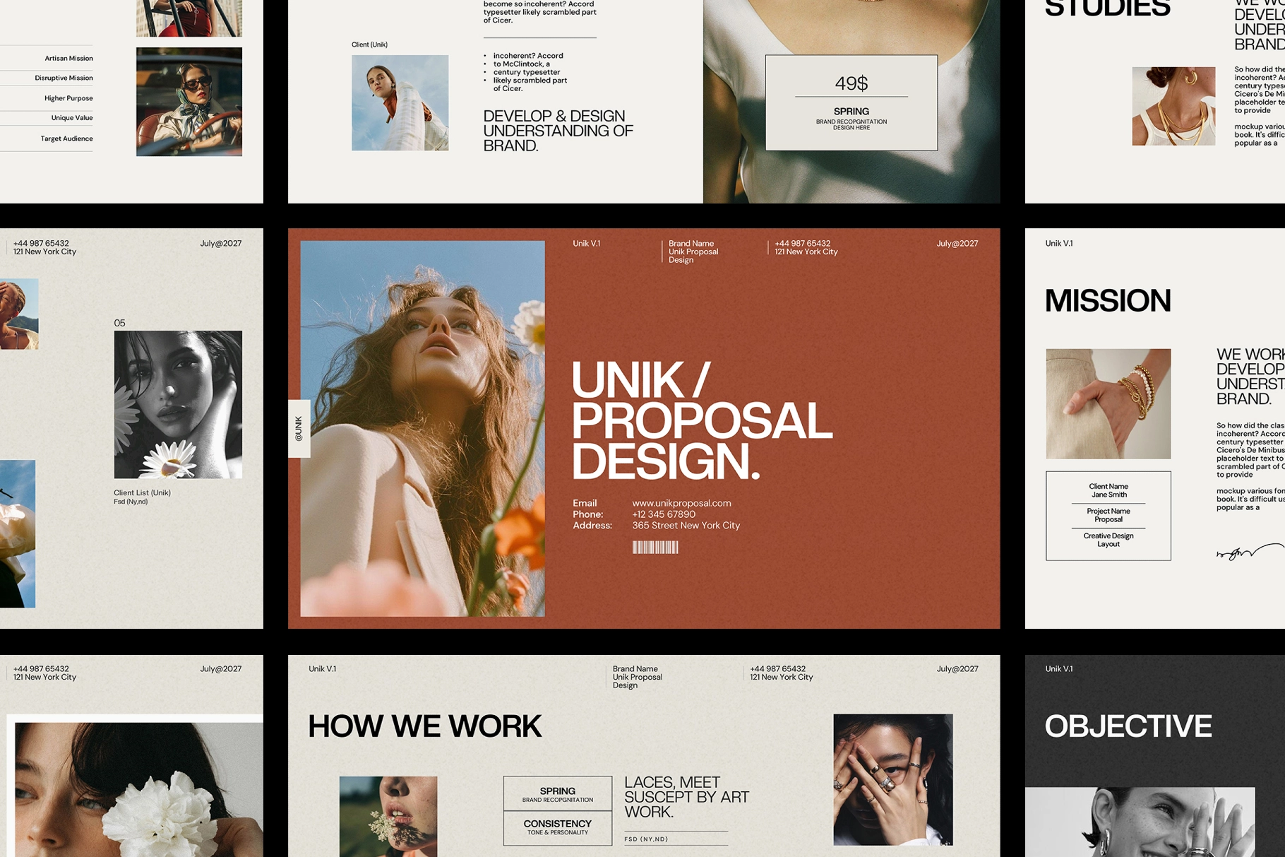 UNIK | Proposal Presentation Template