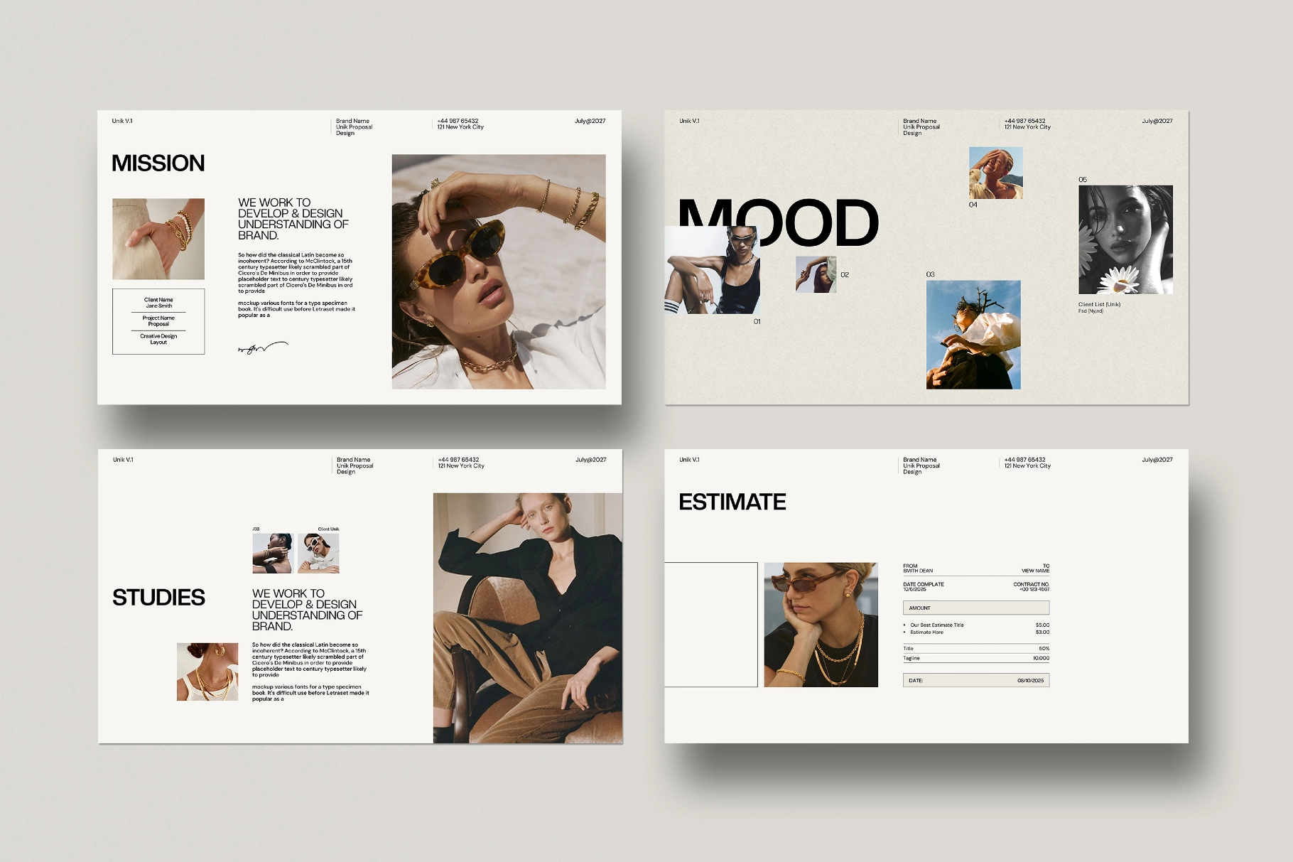 UNIK | Proposal Presentation Template