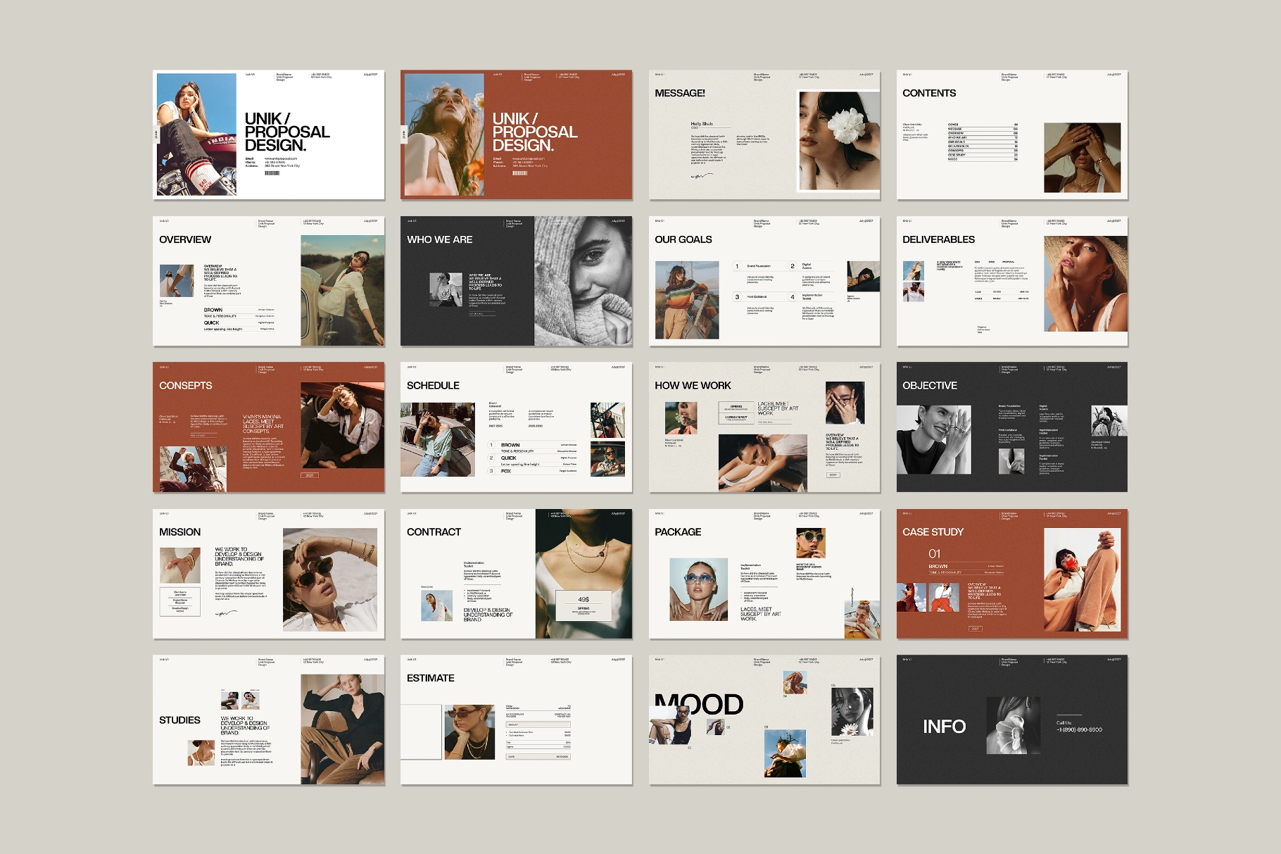UNIK | Proposal Presentation Template