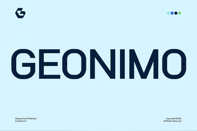 Geonimo | Modern Sans Font