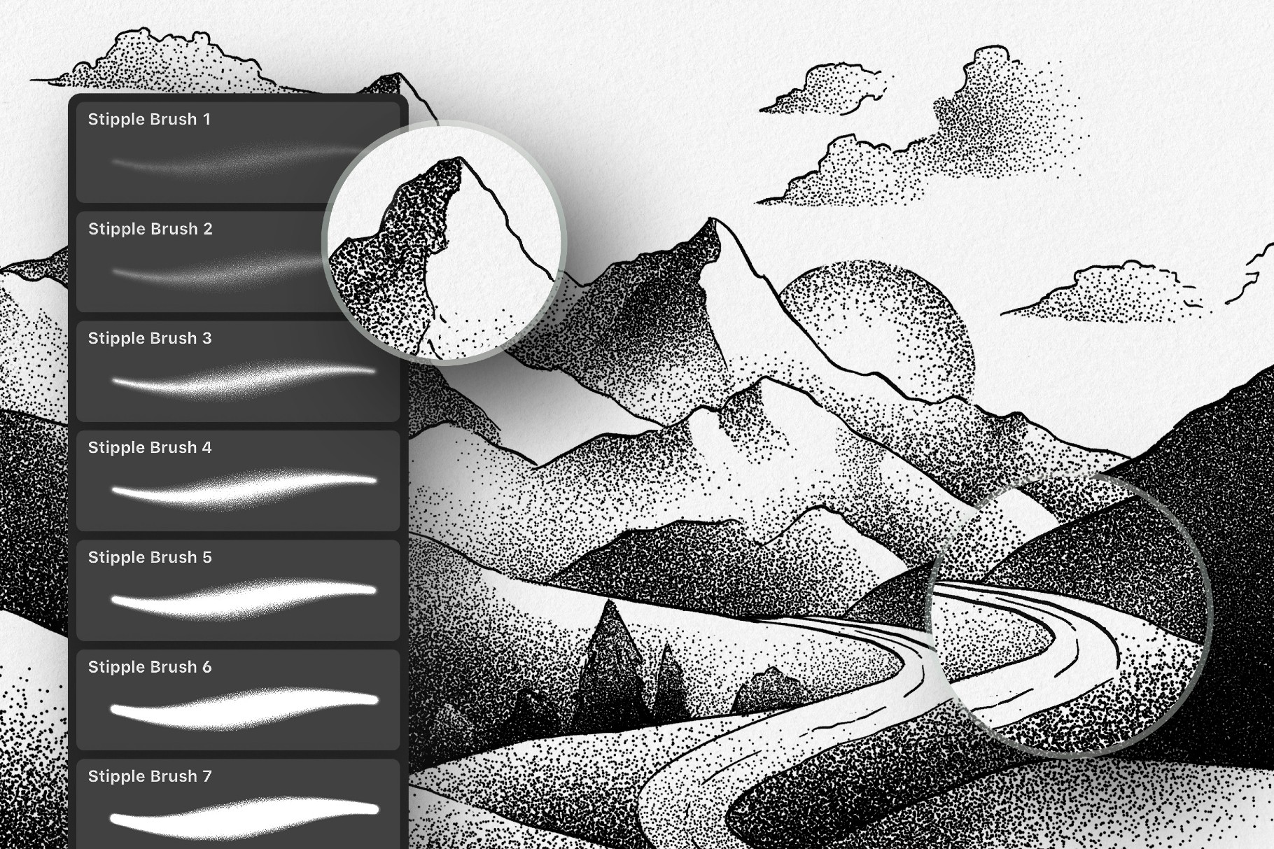 Multi-App Stipple Brushes