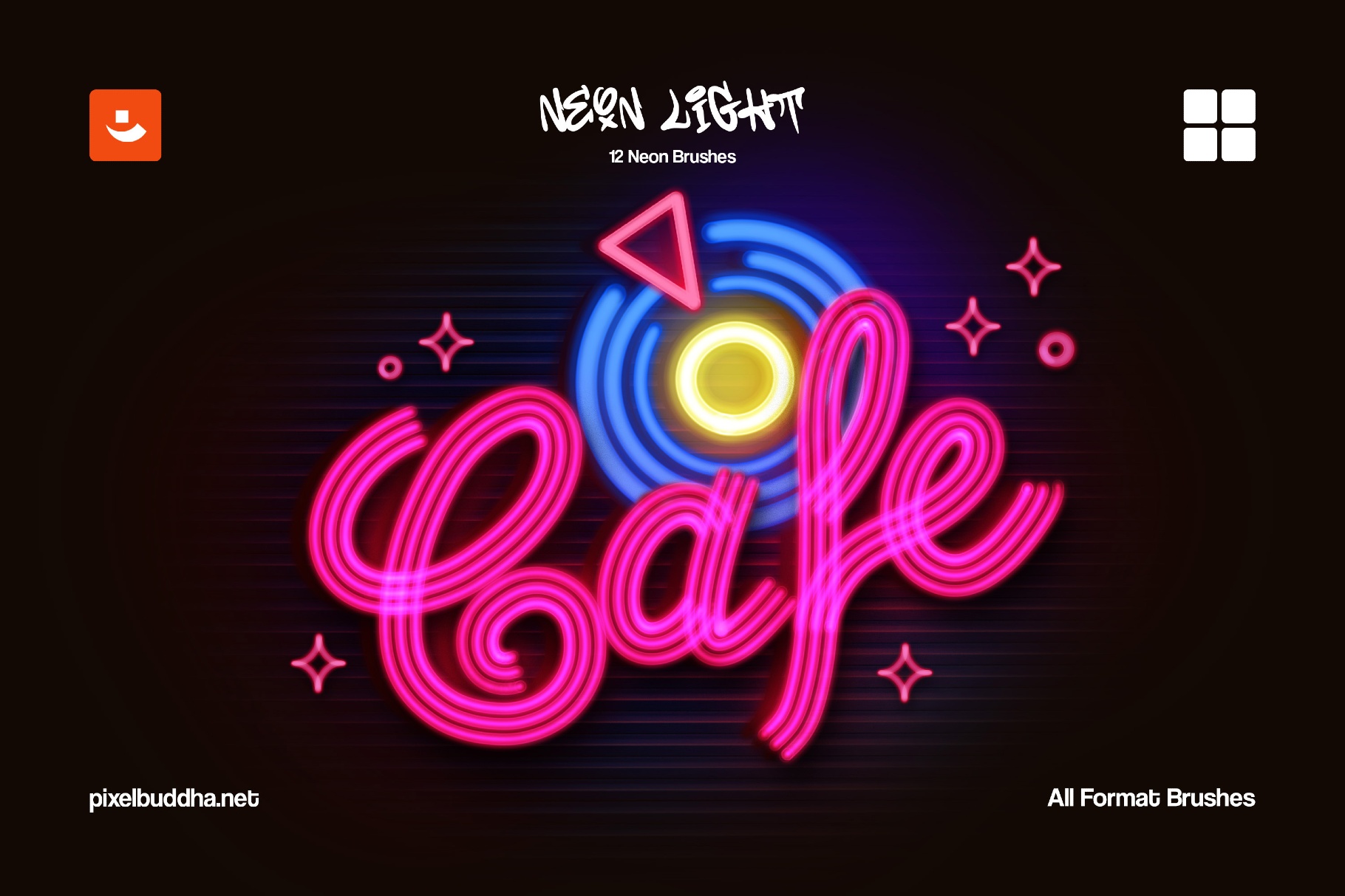 Multi-App Neon Light Brushes