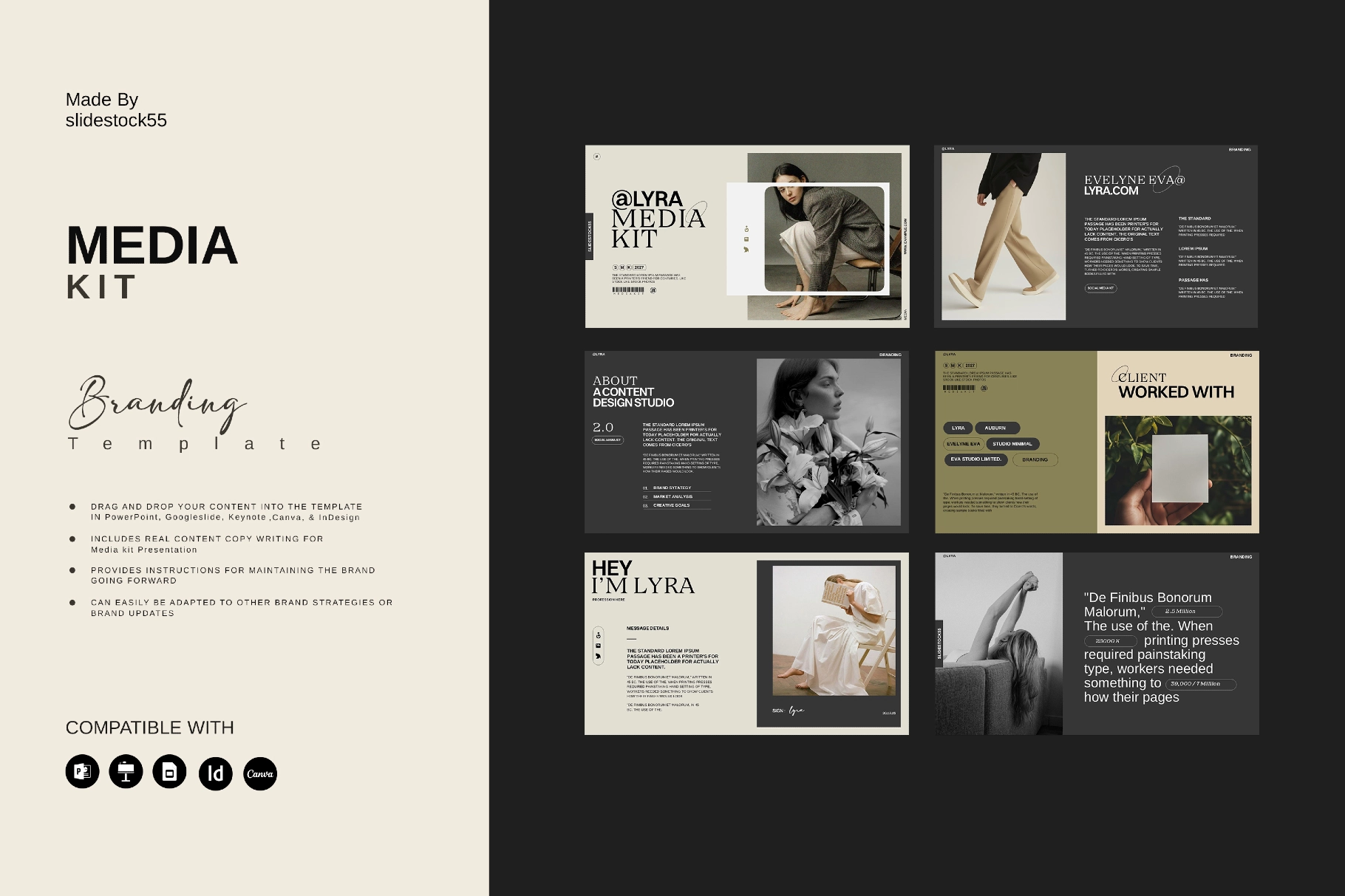 Lyra | Media Kit Template