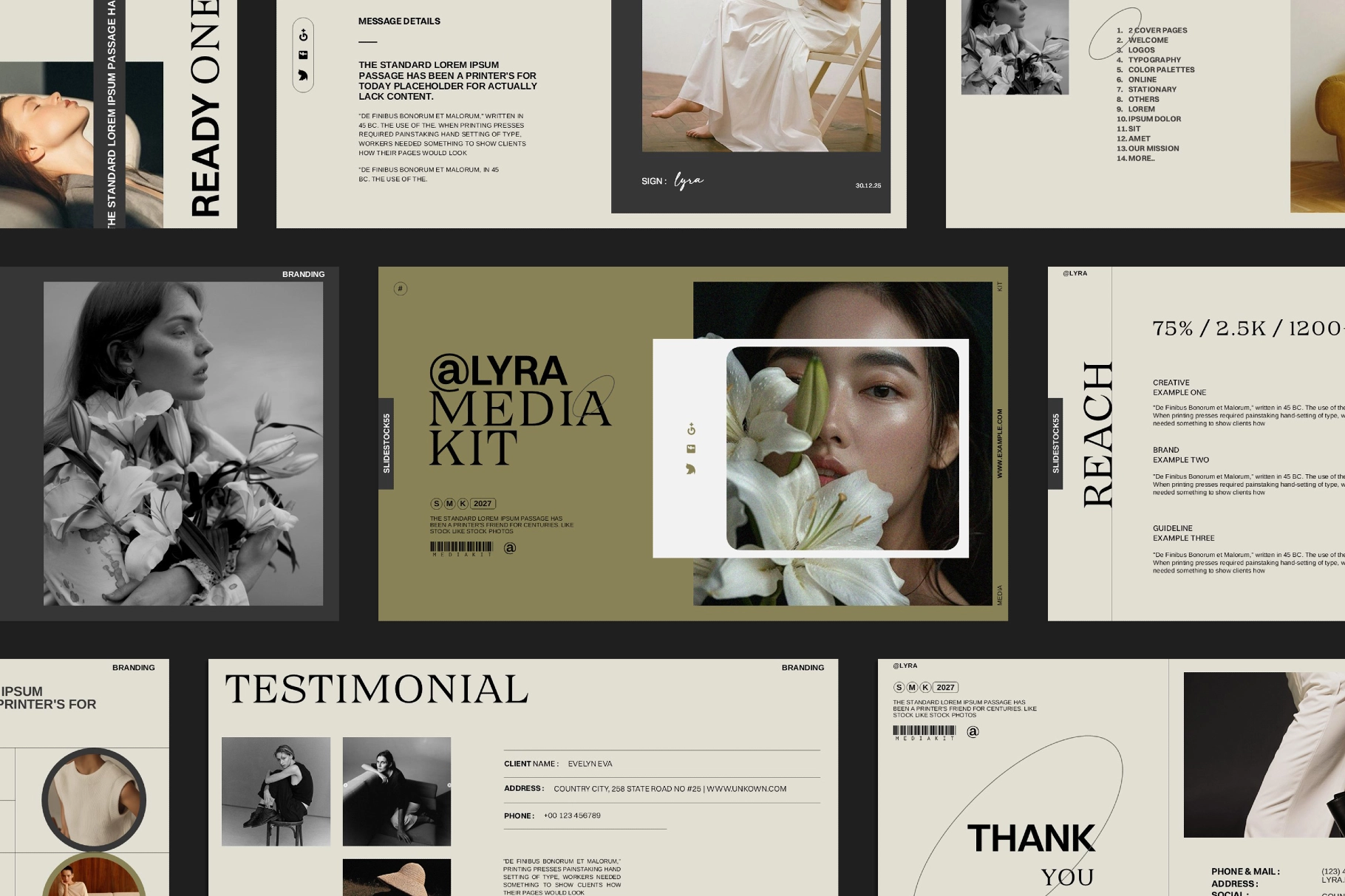 Lyra | Media Kit Template