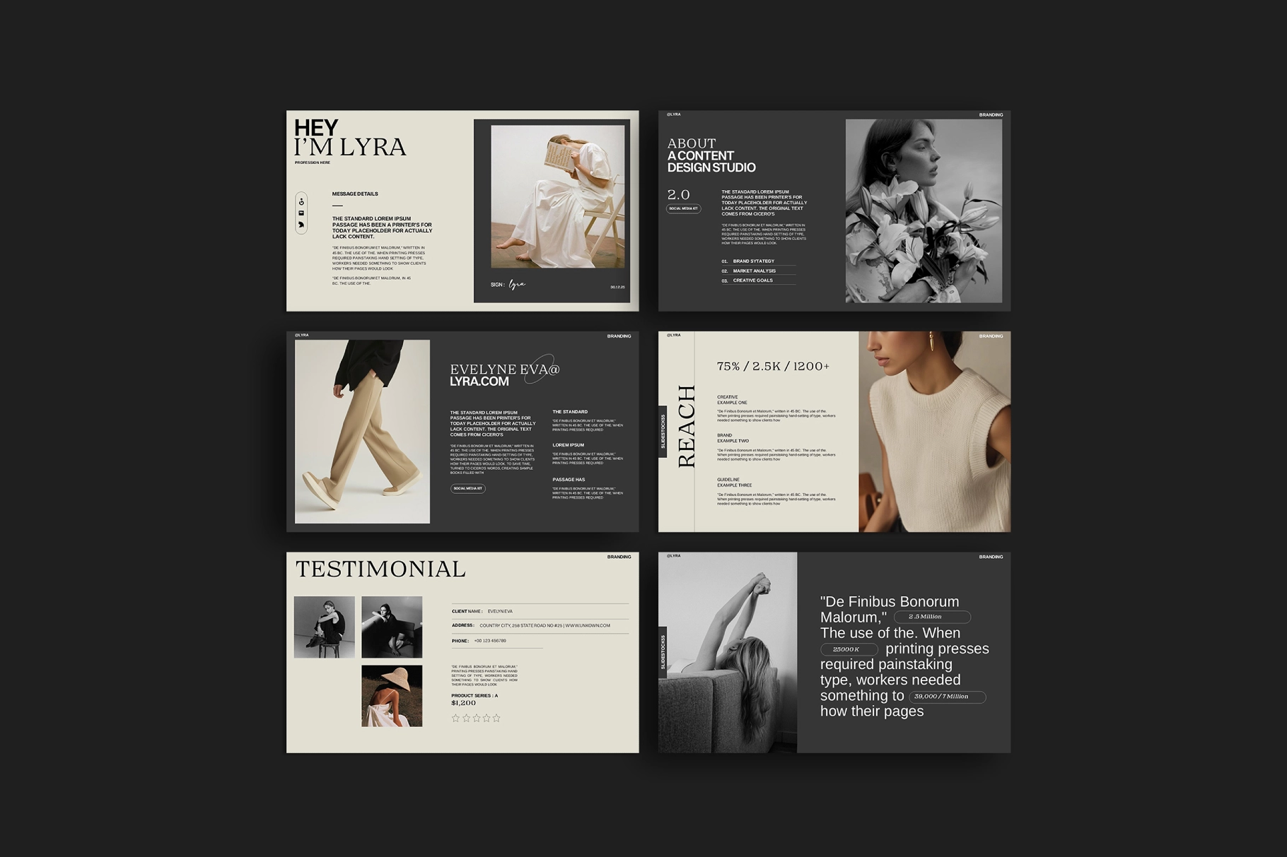 Lyra | Media Kit Template