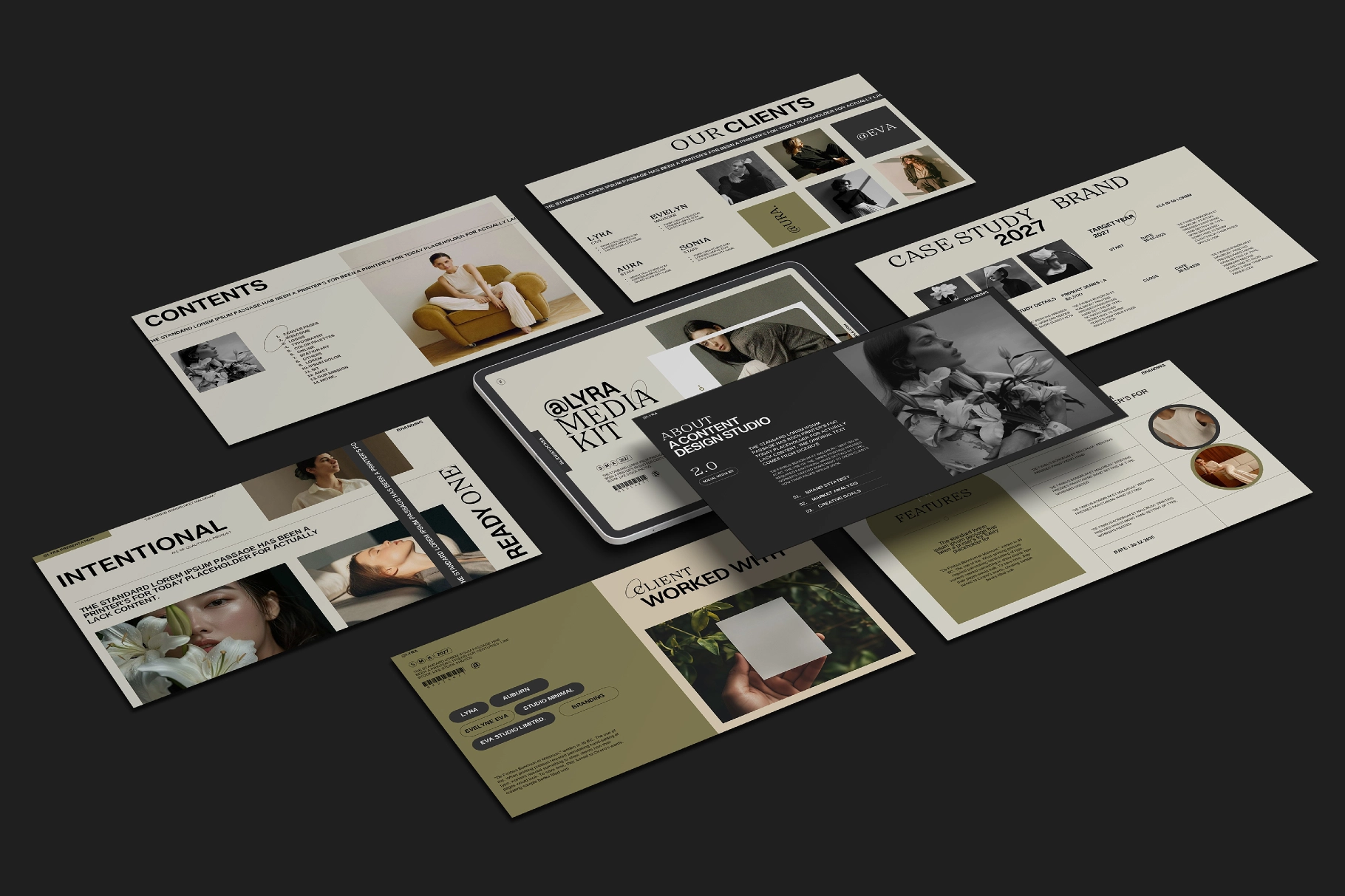 Lyra | Media Kit Template