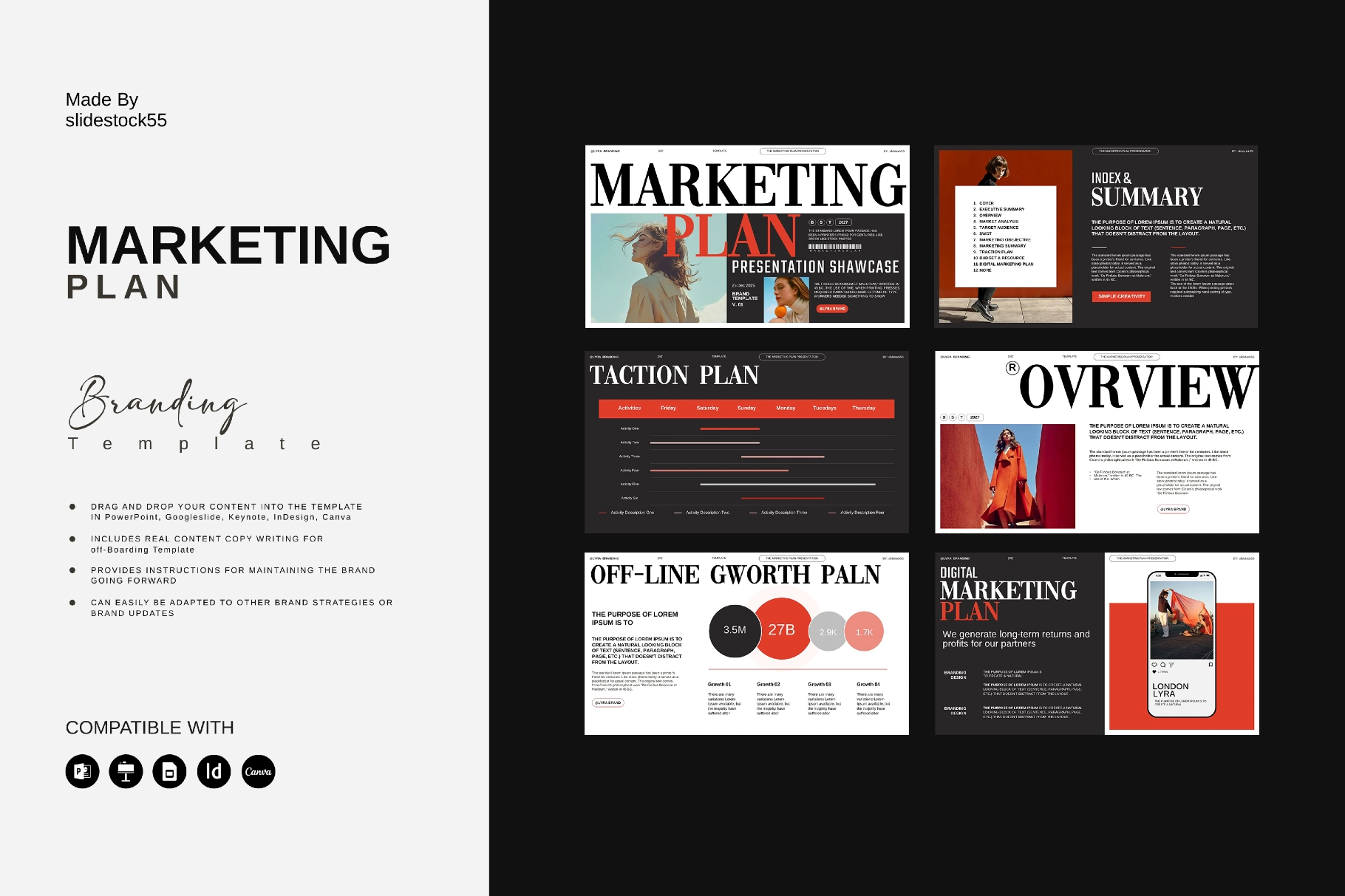 Marketing Plan Presentation Template